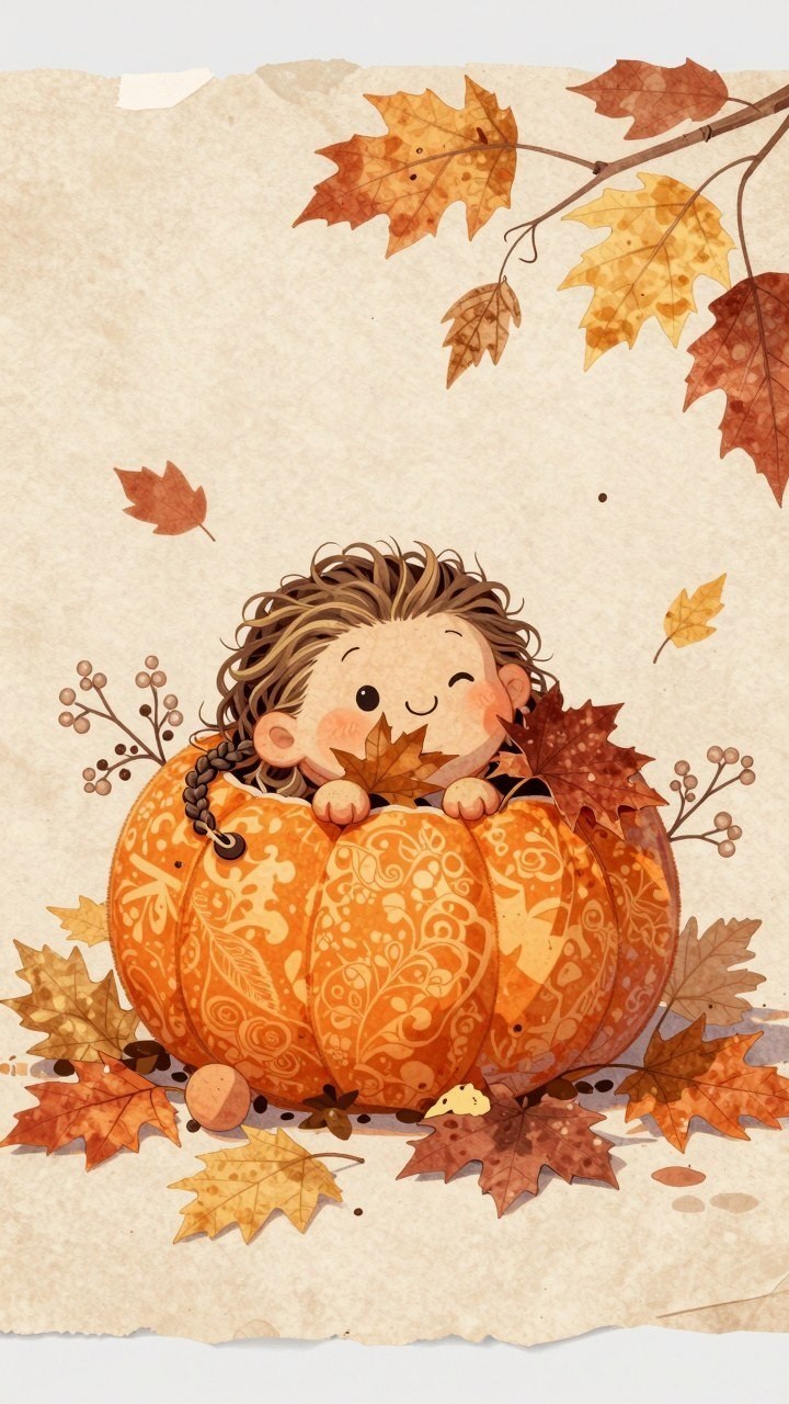Setting Up Cute Autumn Hedgehog Wallpaper Backgrounds
