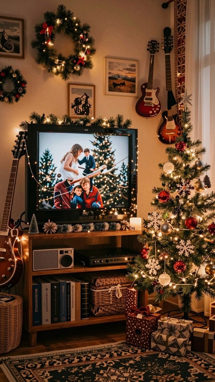 Cozy Urban Holiday Phone Backgrounds for Cold Months
