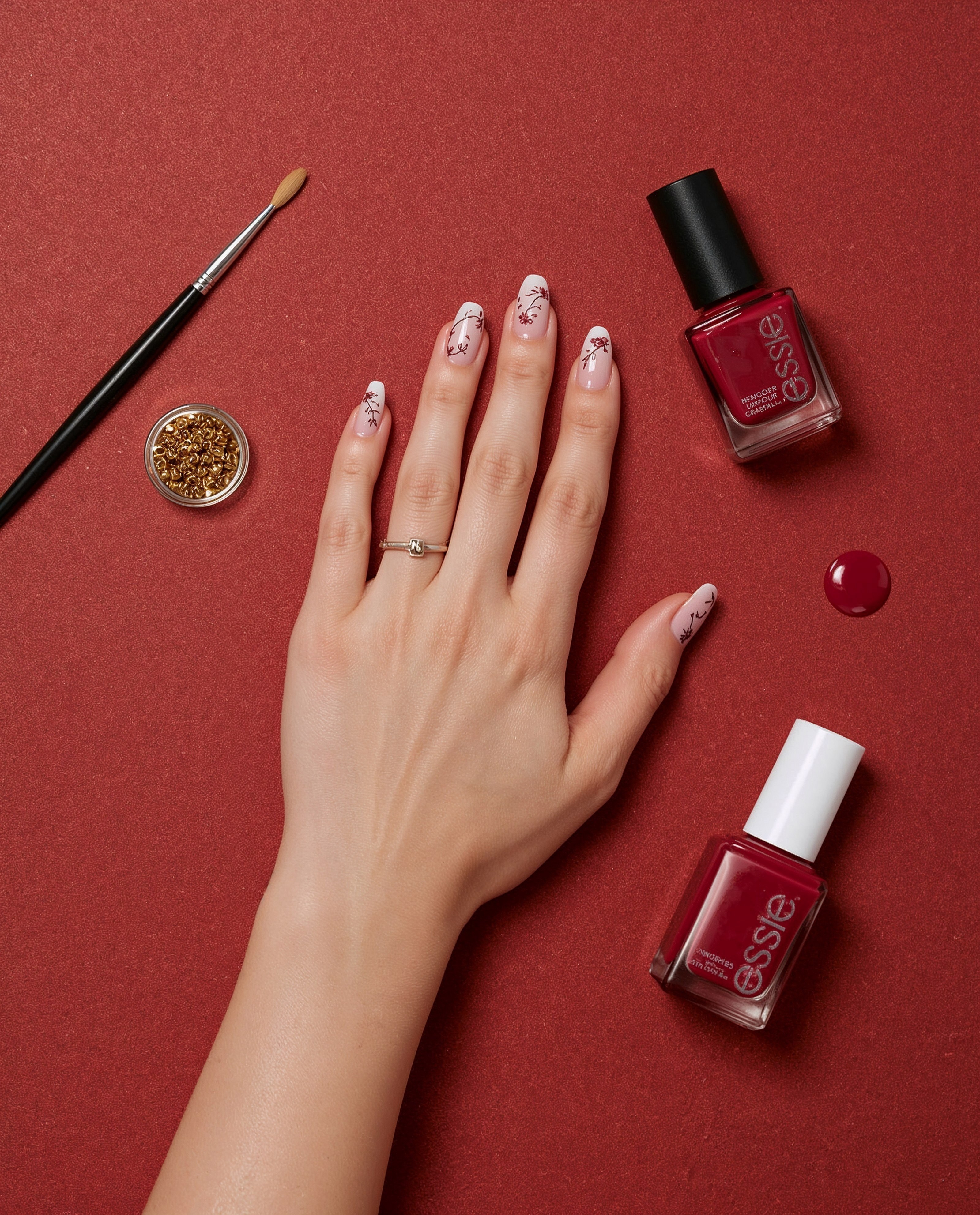 The Finishing Touches of a Nail Art Professional