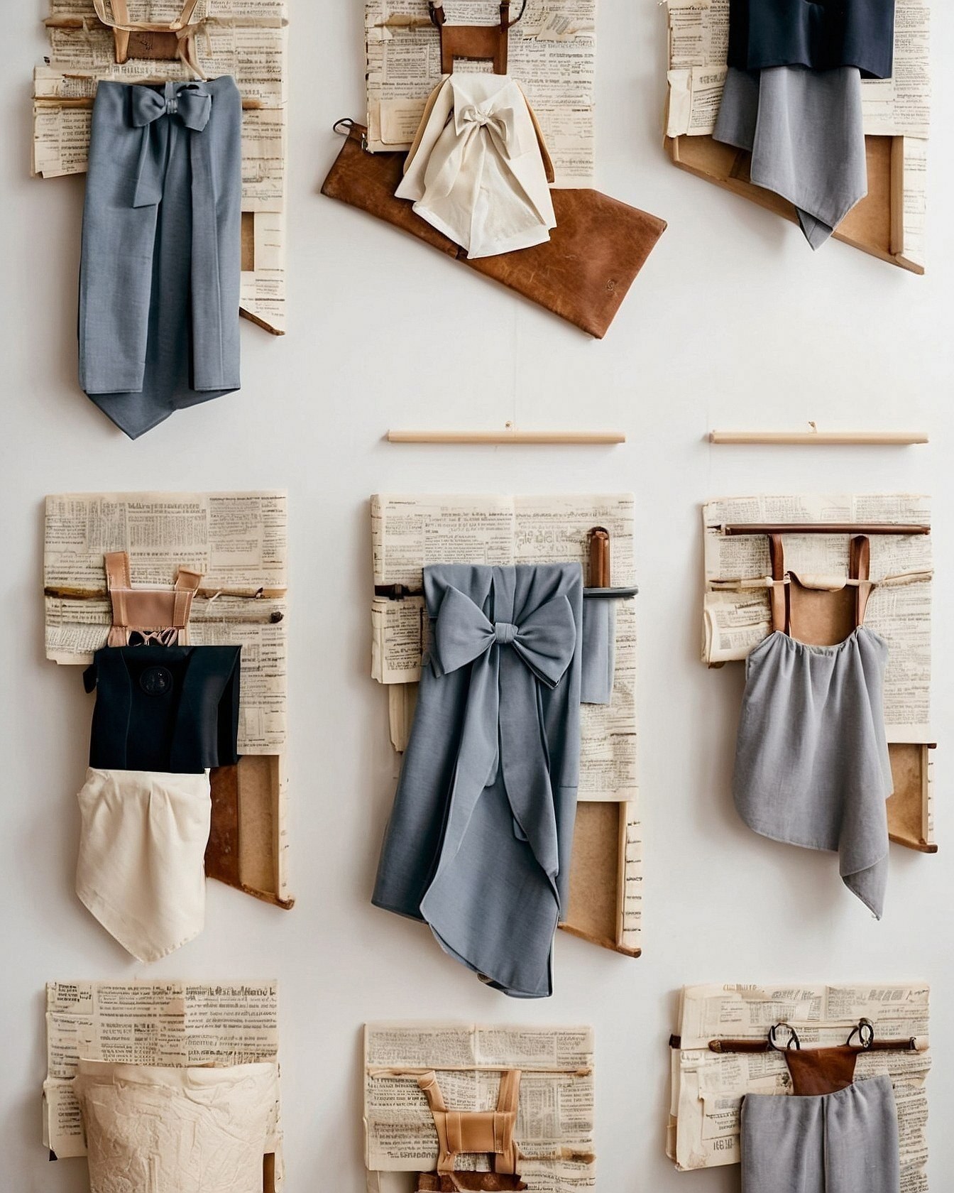 Structured Bow Detail Meets Flowing Skirt