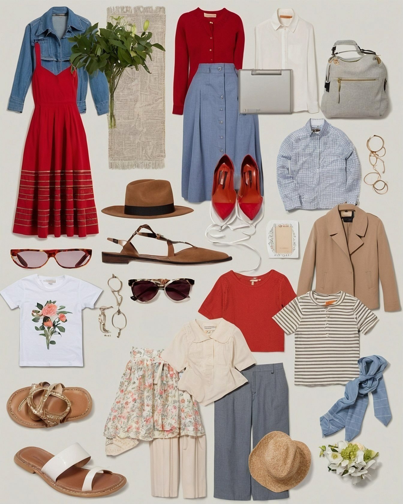 Structured Neutrals Meet Vibrant Pops