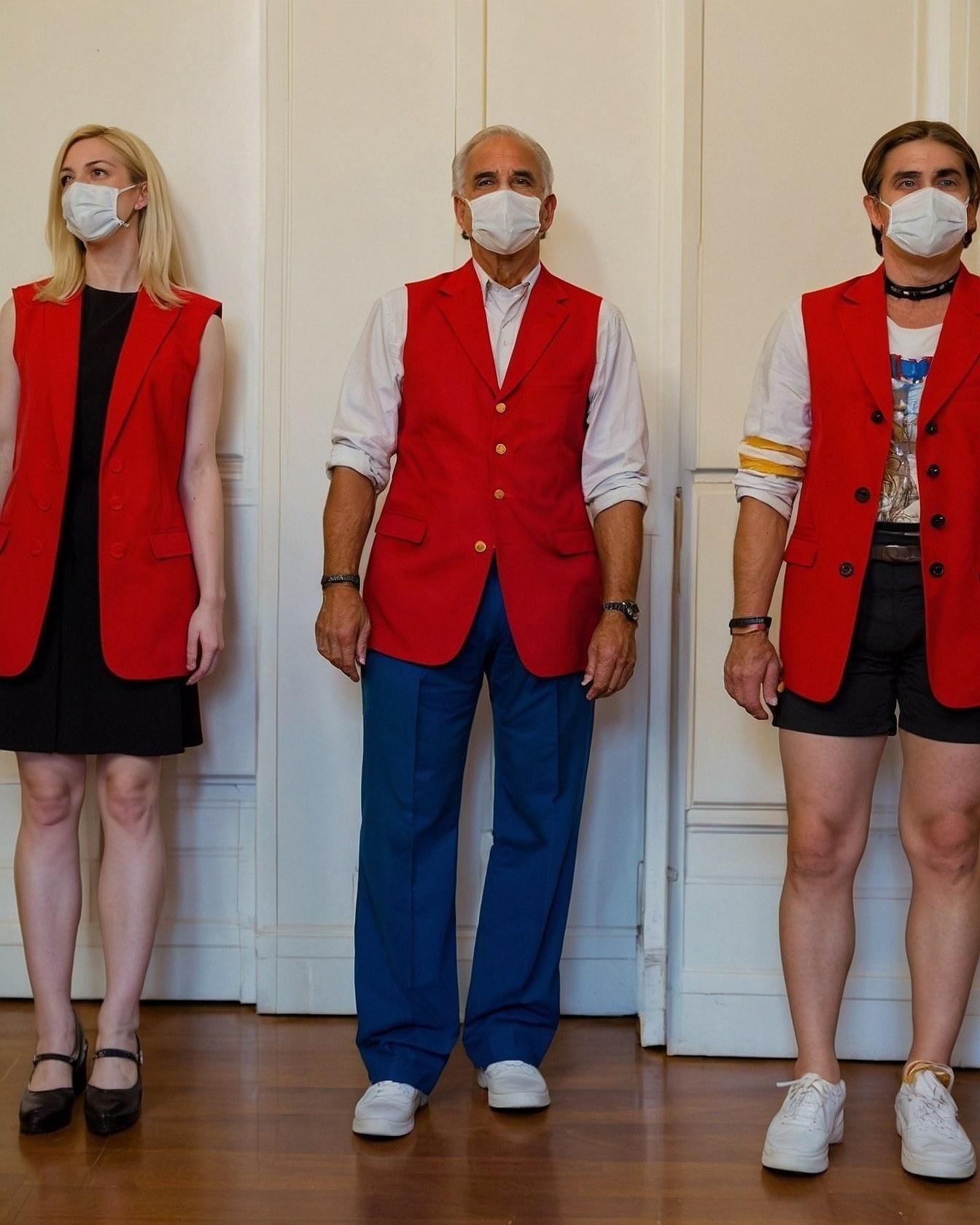 Red Vest: From Tailored to Casual Expressions