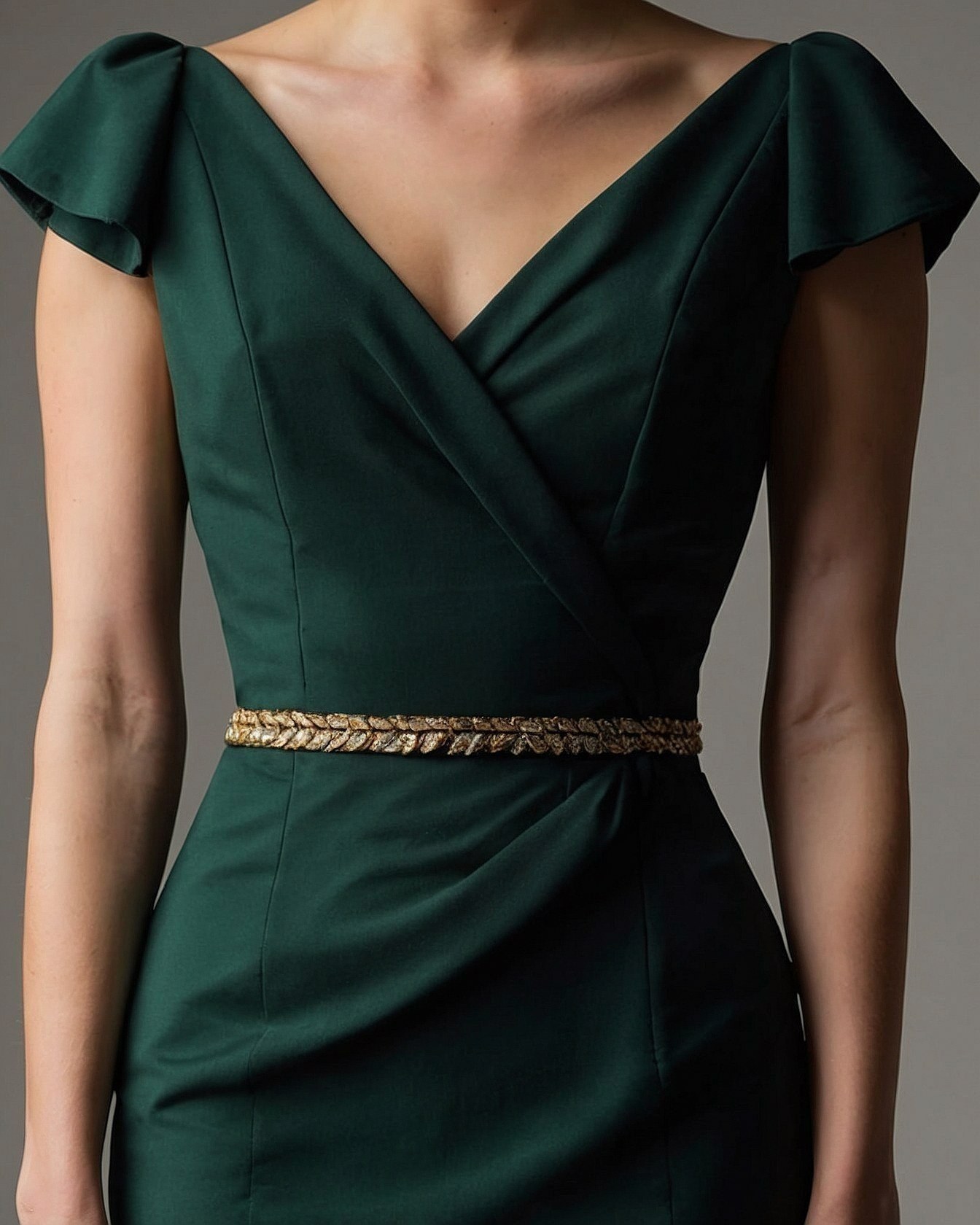 A Structured Bodice Meets a Flowing Silhouette
