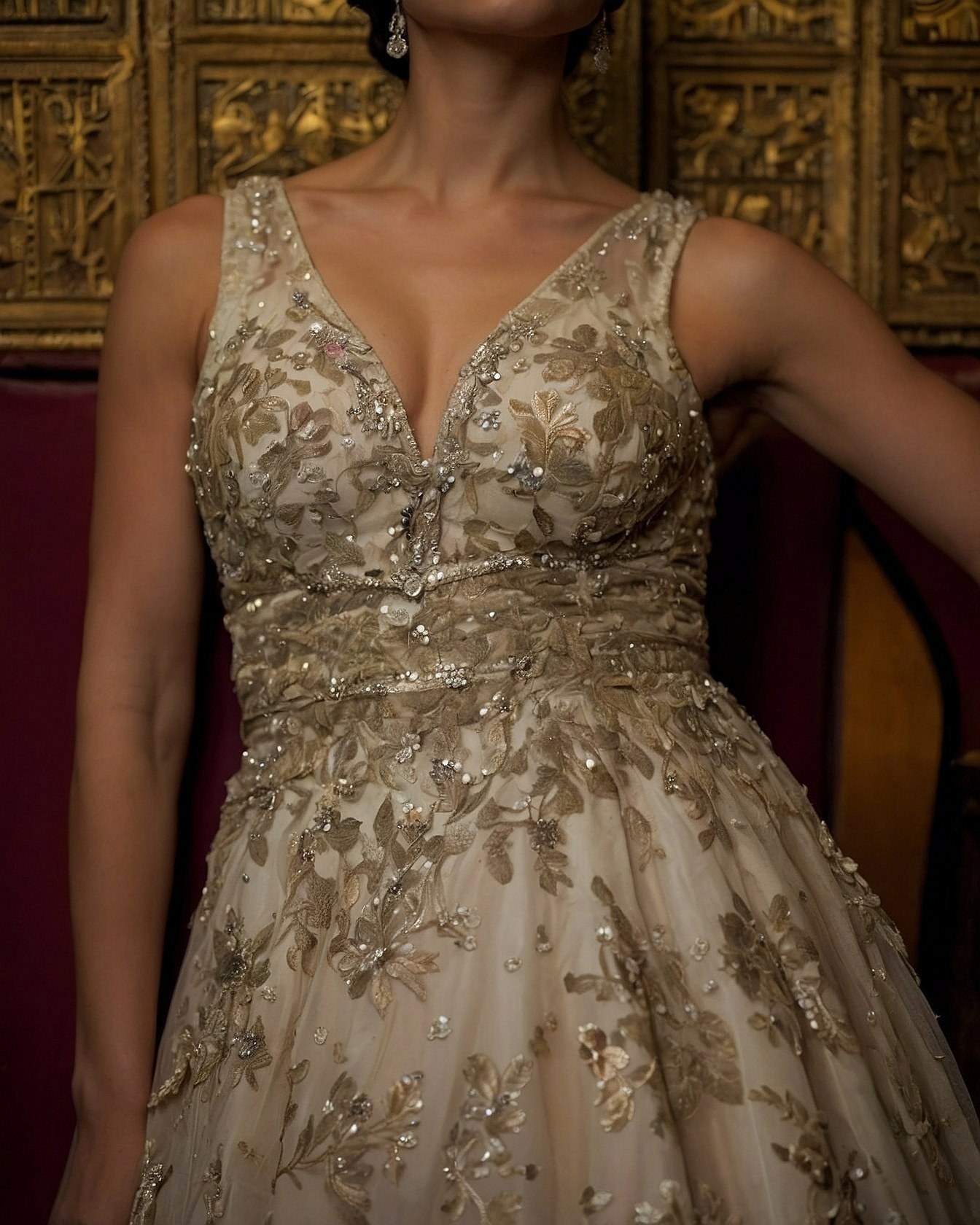 Intricate Embroidery Meets Modern Silhouette