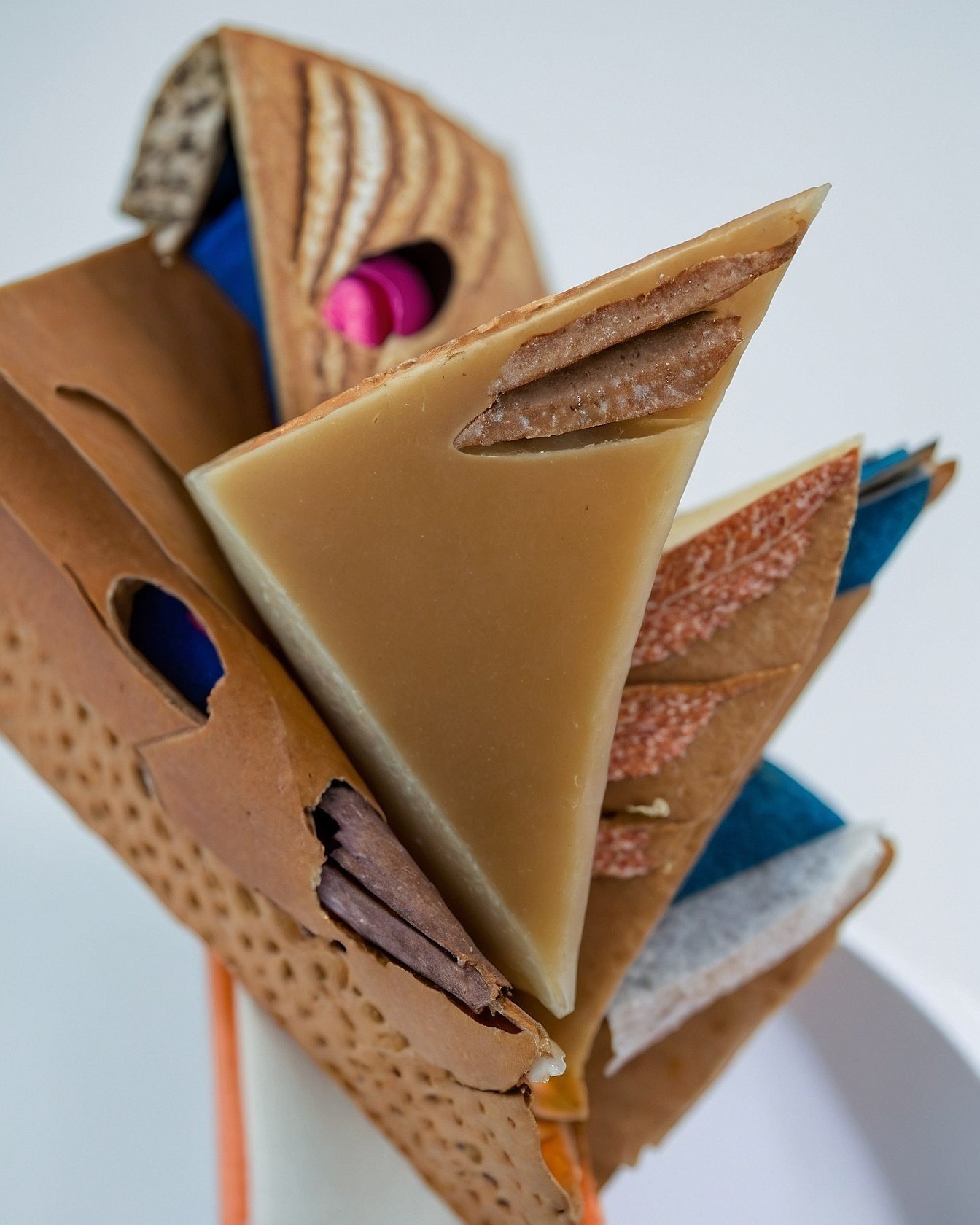 Layered Edible Art with a Textural Surprise