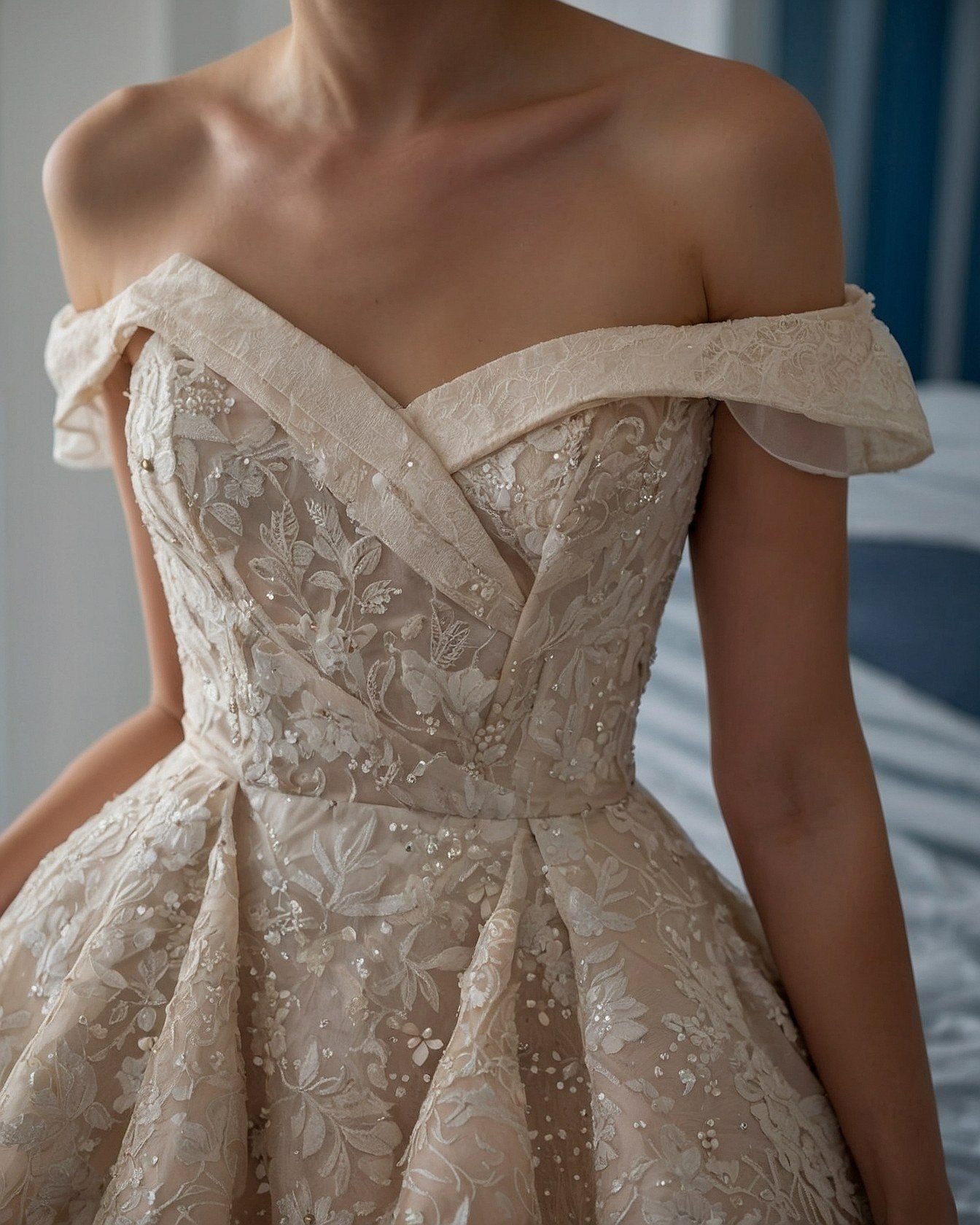Structured Bodice Meets Ethereal Skirt