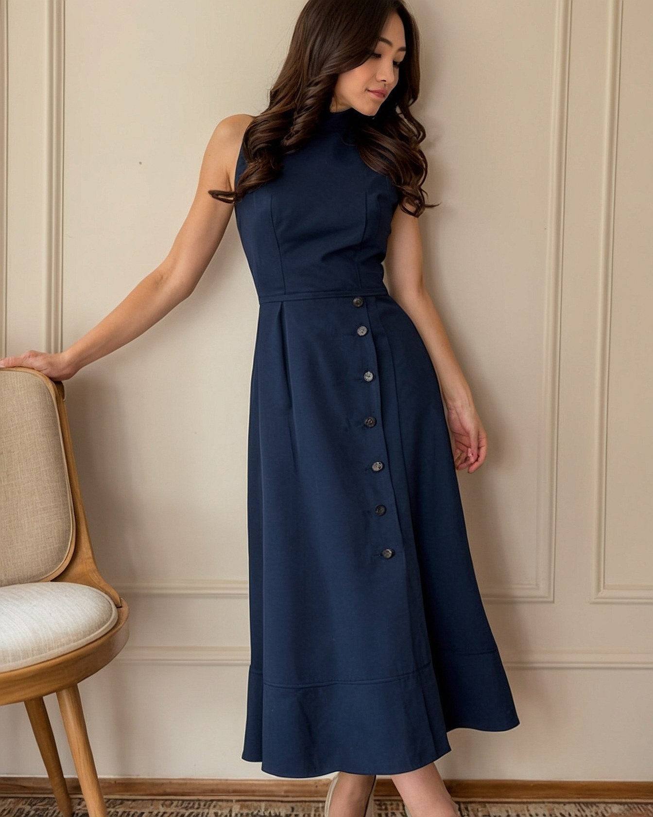 Styling Button Front Midi Dresses for Casual Outings