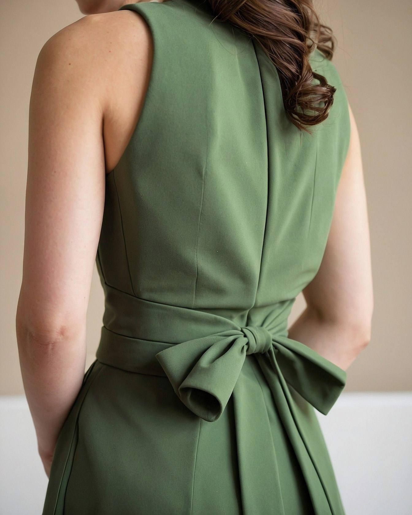 Adding Simple Bow Details to Casual Dresses