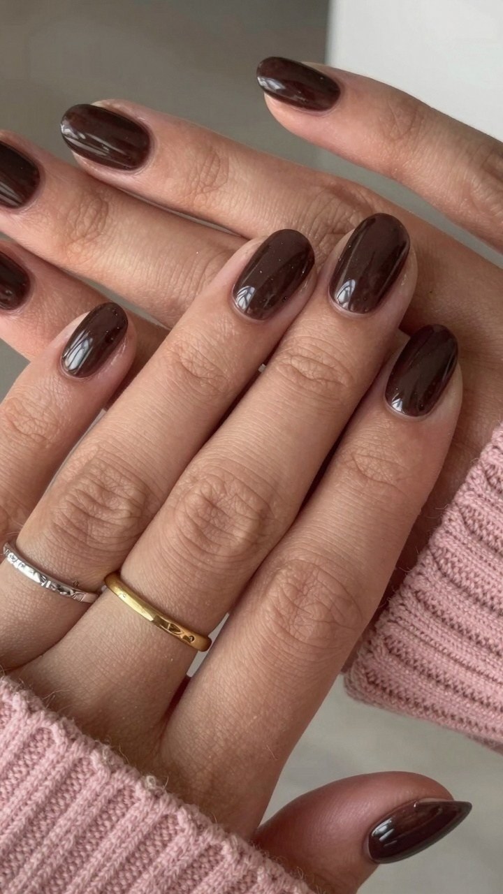 Adding Warmth With Deep Espresso Nail Polish Shades
