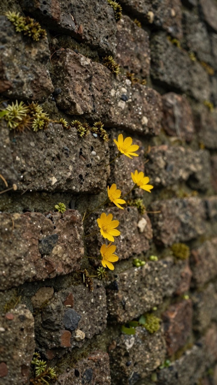 Adding Weathered Stone Textures to Your Dark Rose Background