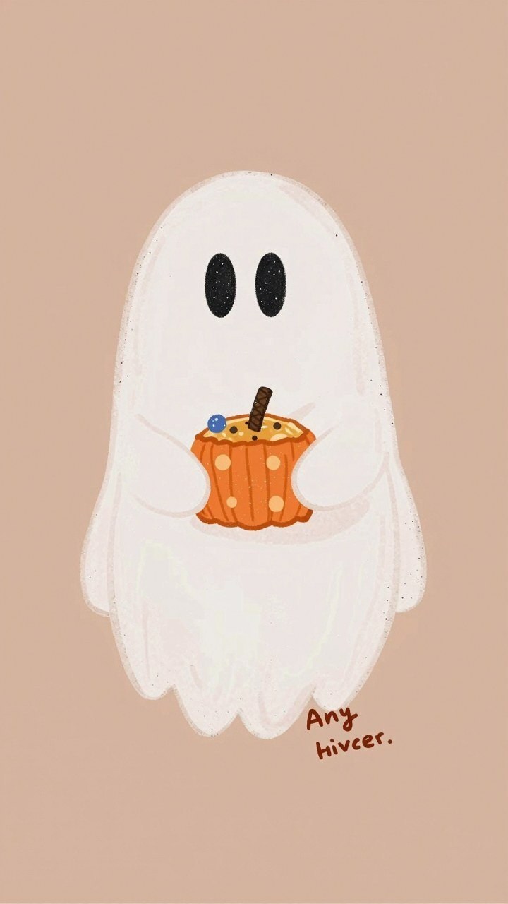 Adding Playful Ghost Wallpapers for Autumn