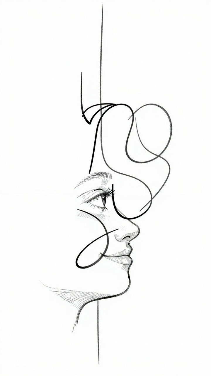 Decorating Mobile Screens with Abstract Sketch Wallpapers