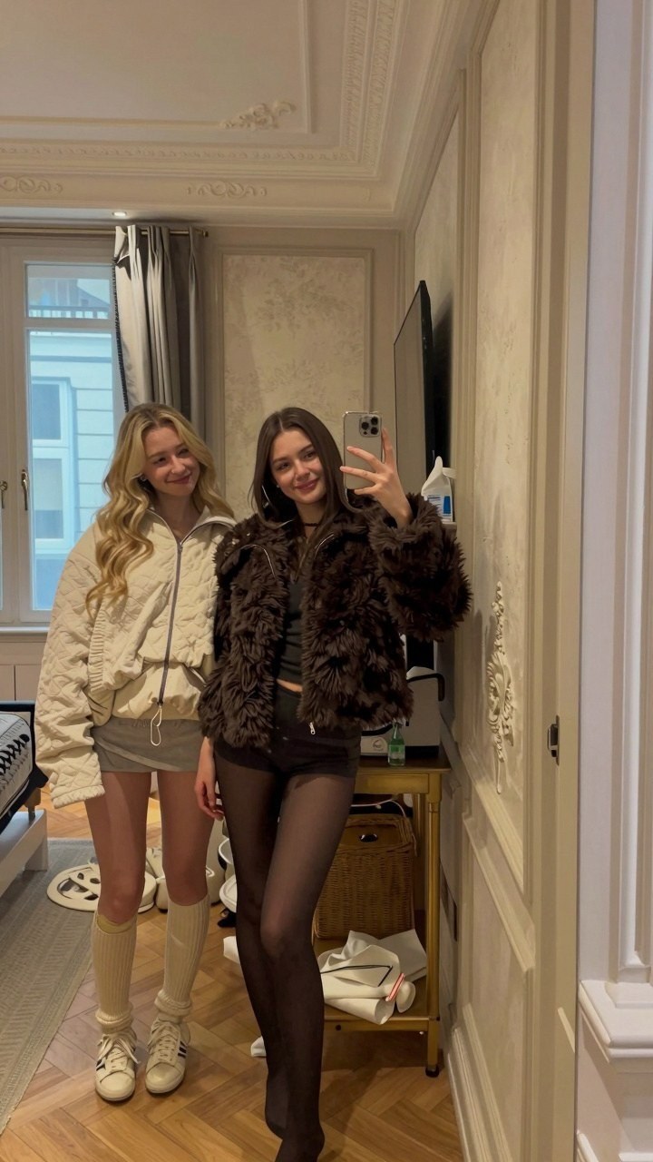 Adding Cozy Leg Warmers to Winter Streetwear Outfits