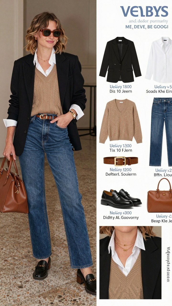 Adding Structured Blazers to Casual Knitwear