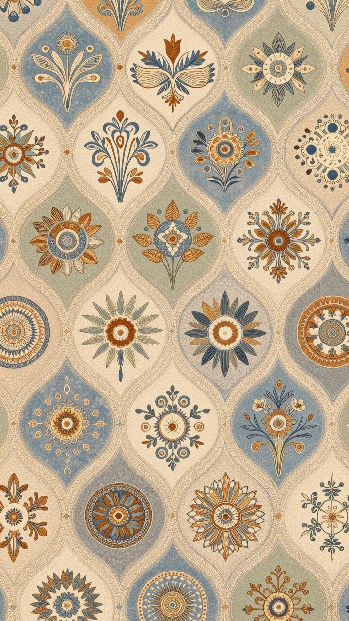Adding Folk Art Motifs to Your Autumn Screen