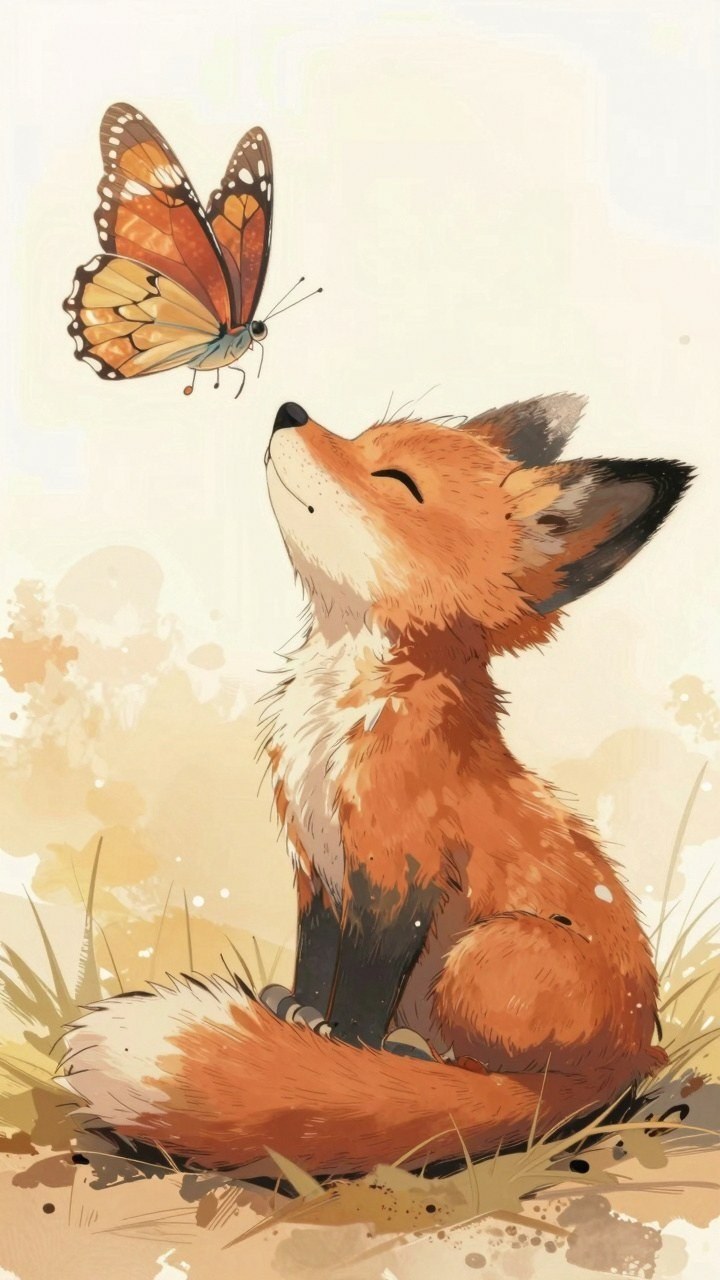 Charming Watercolor Fox Wallpapers For Your Phone