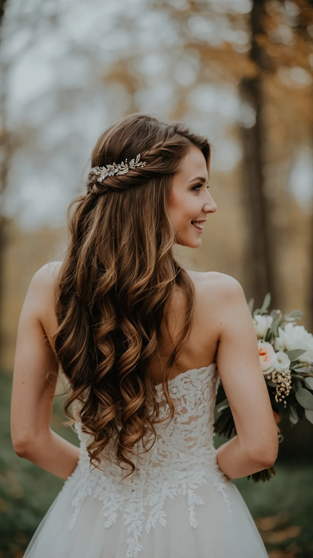 Leaf-Kissed Locks