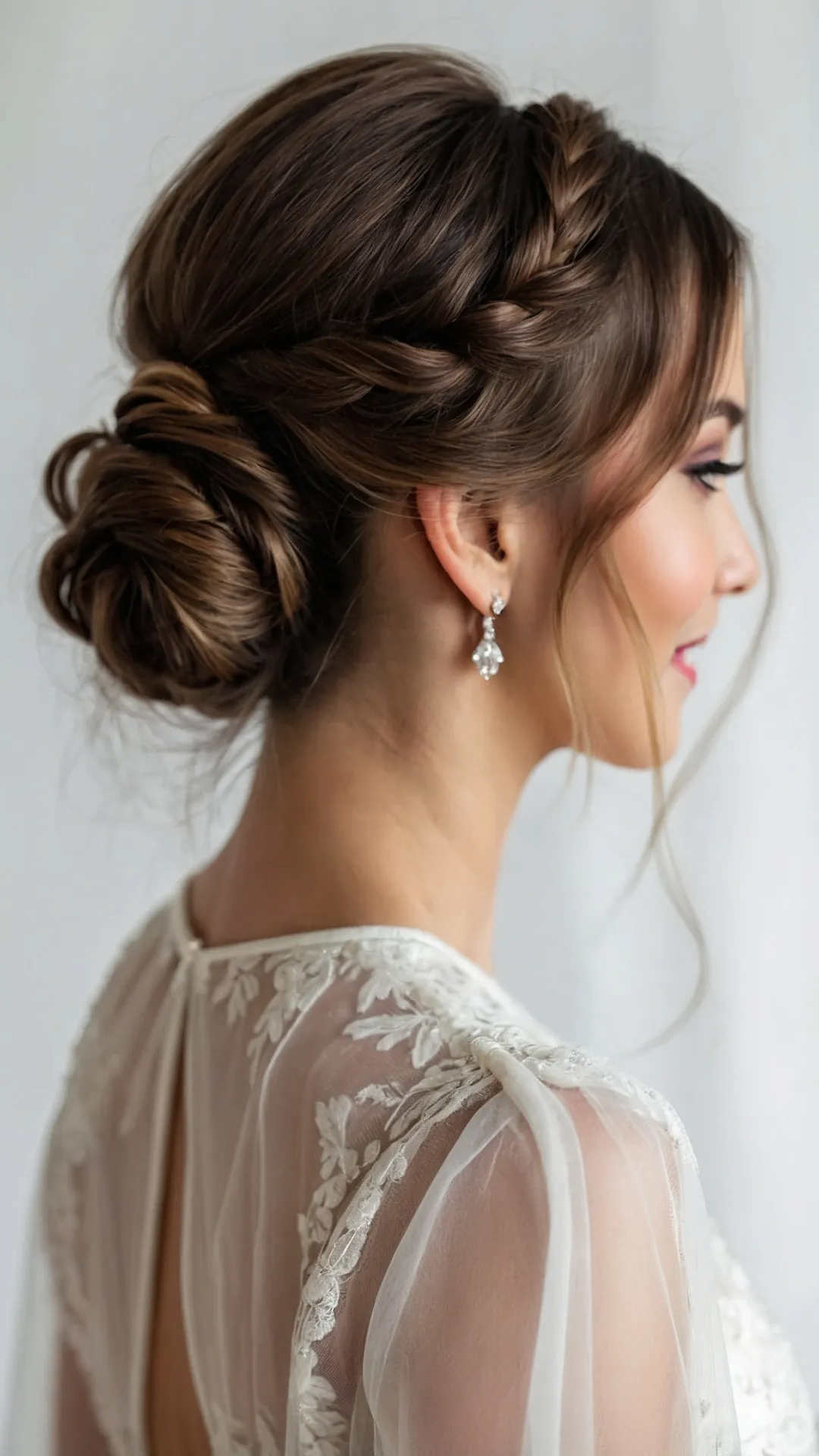 Bridal Bun Brilliance