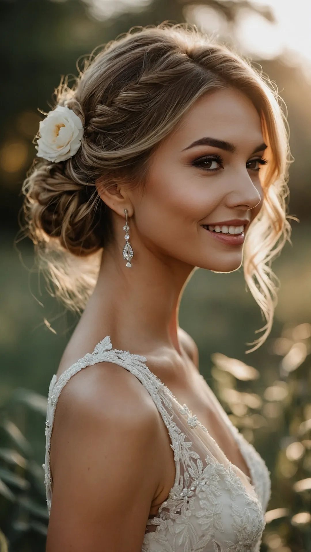 Aisle-Ready Autumn Hair