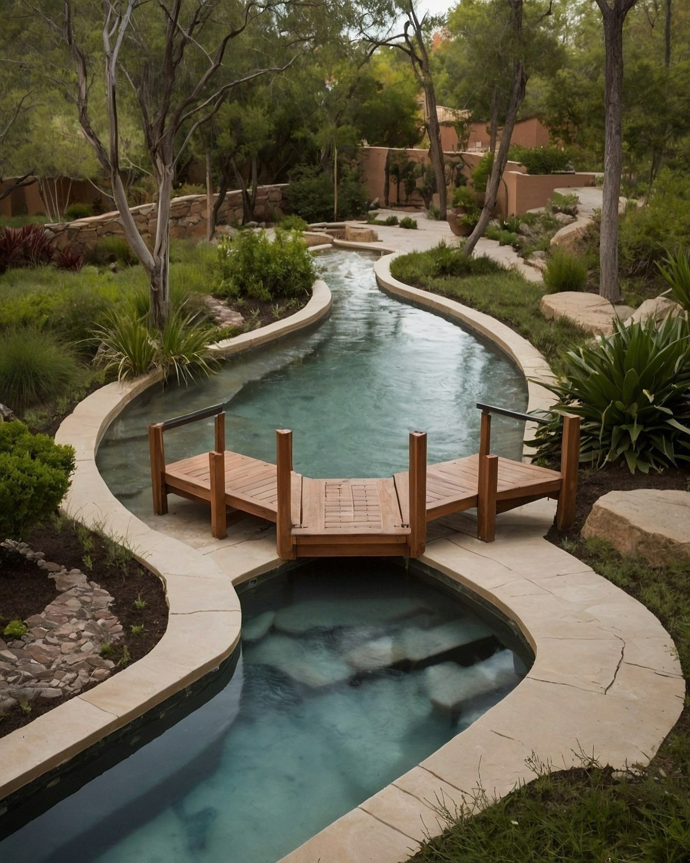 Earthy Tones of a Serene Riverside Reptile