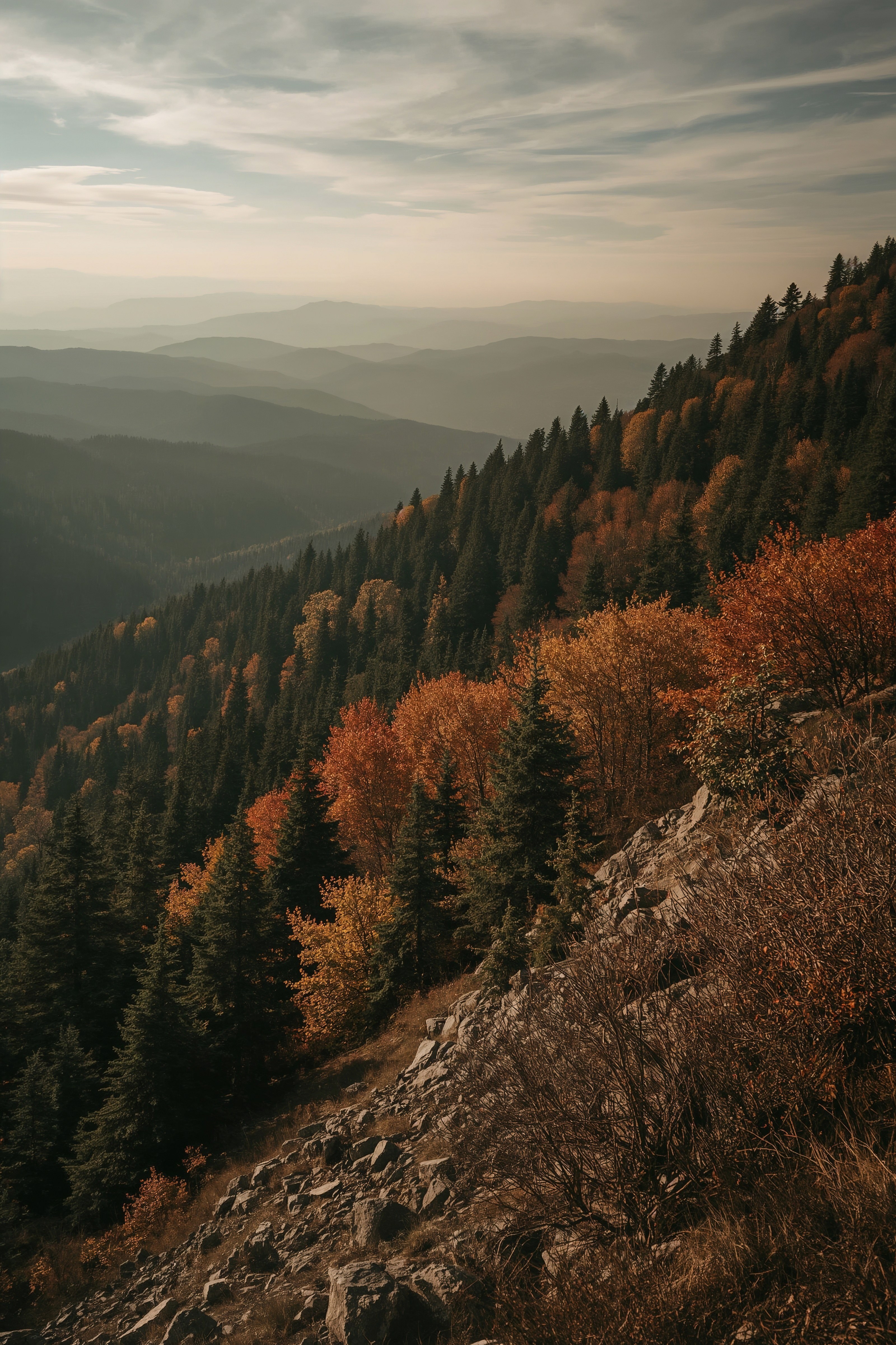 Breathtaking Fall Mountain Sunsets: National Park Beauty