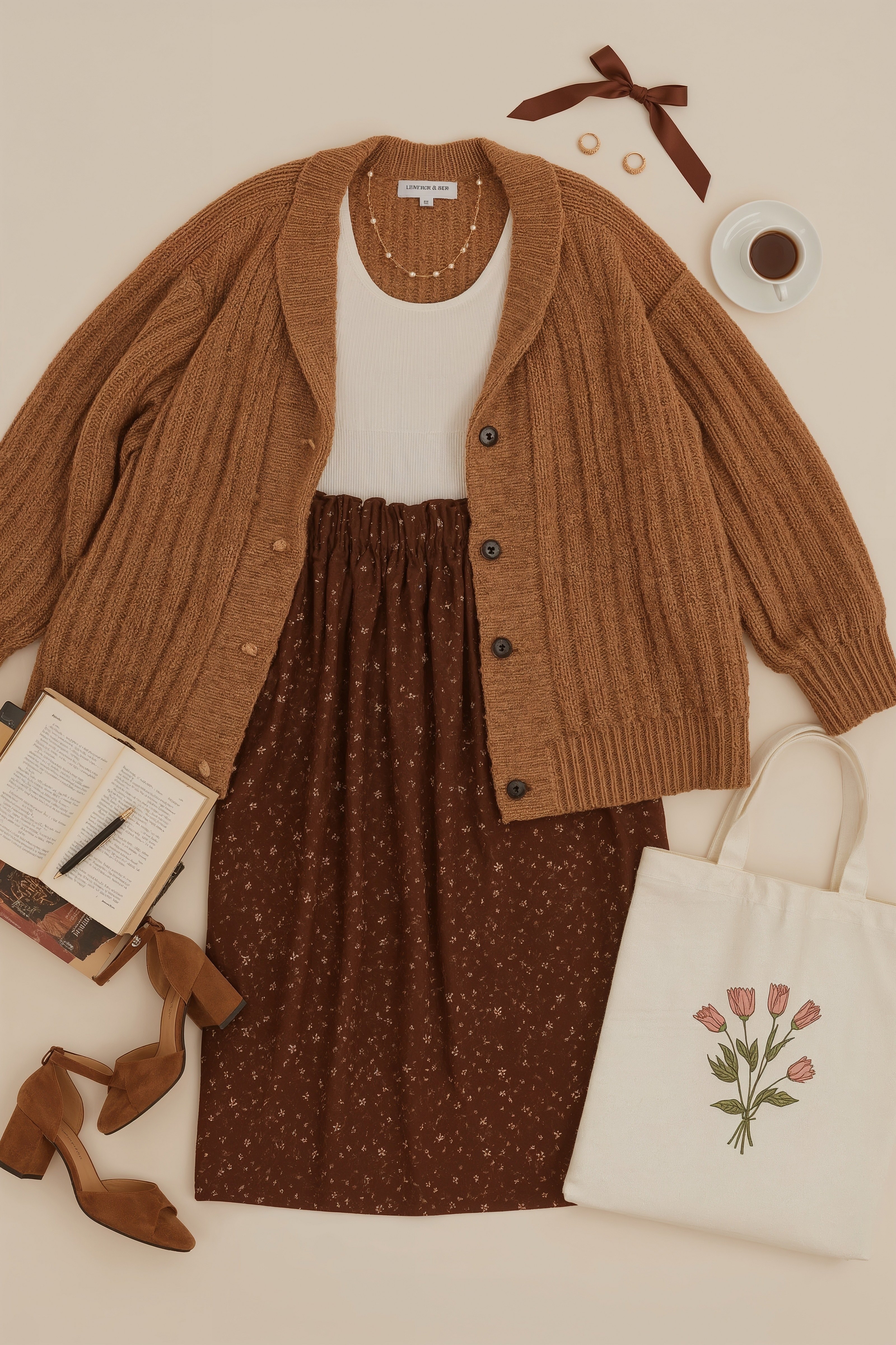 Cozy Chic: Effortless Fall Outfits with a Bookworm Twist