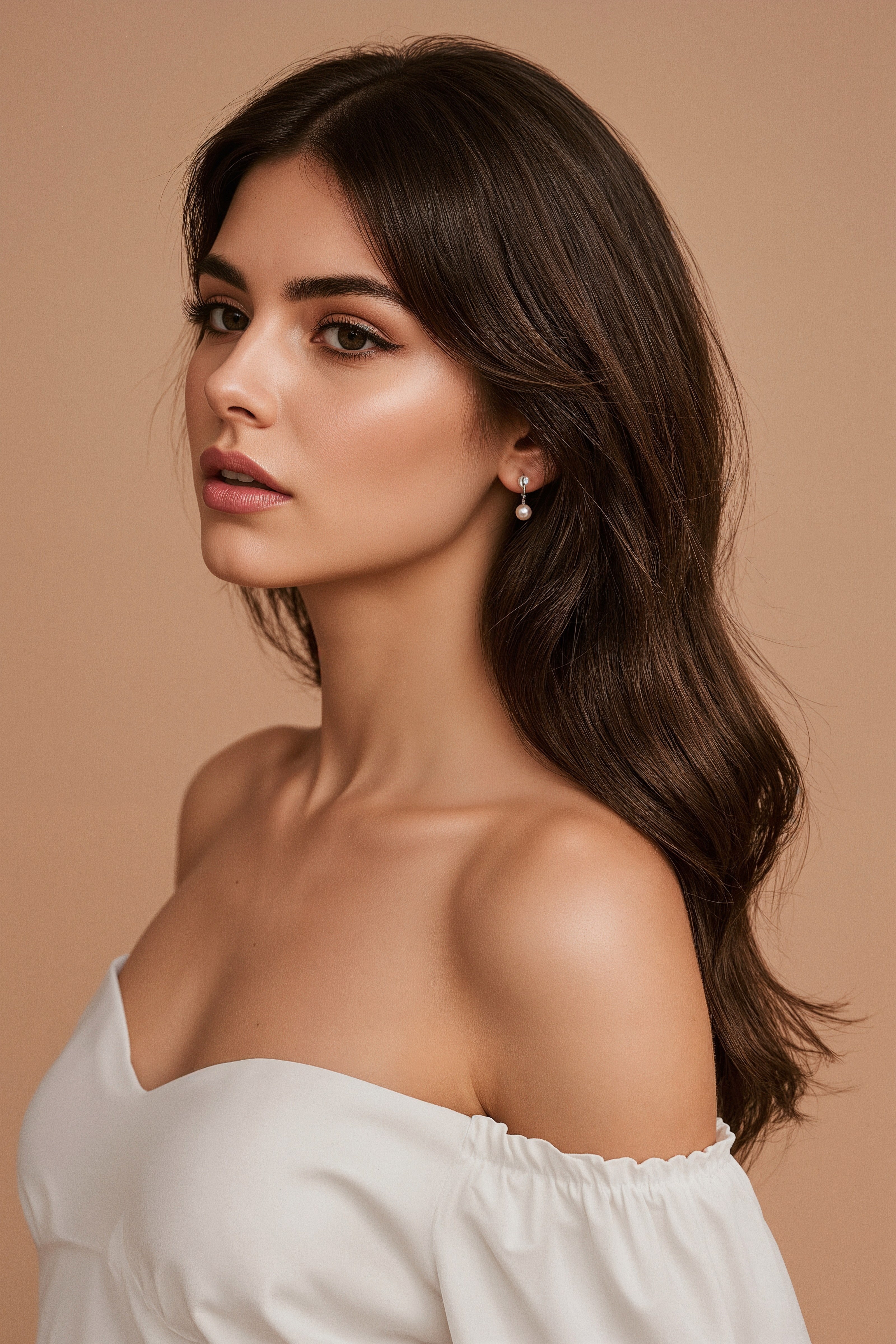 Elegant Hollywood Waves: Your Dream Bridal Hair Inspiration