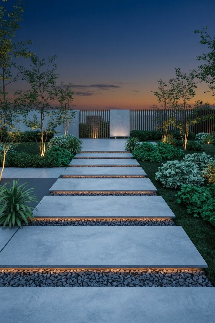 Stunning Garden Transformation: Modern Pathway Lighting & Backyard Upgrades