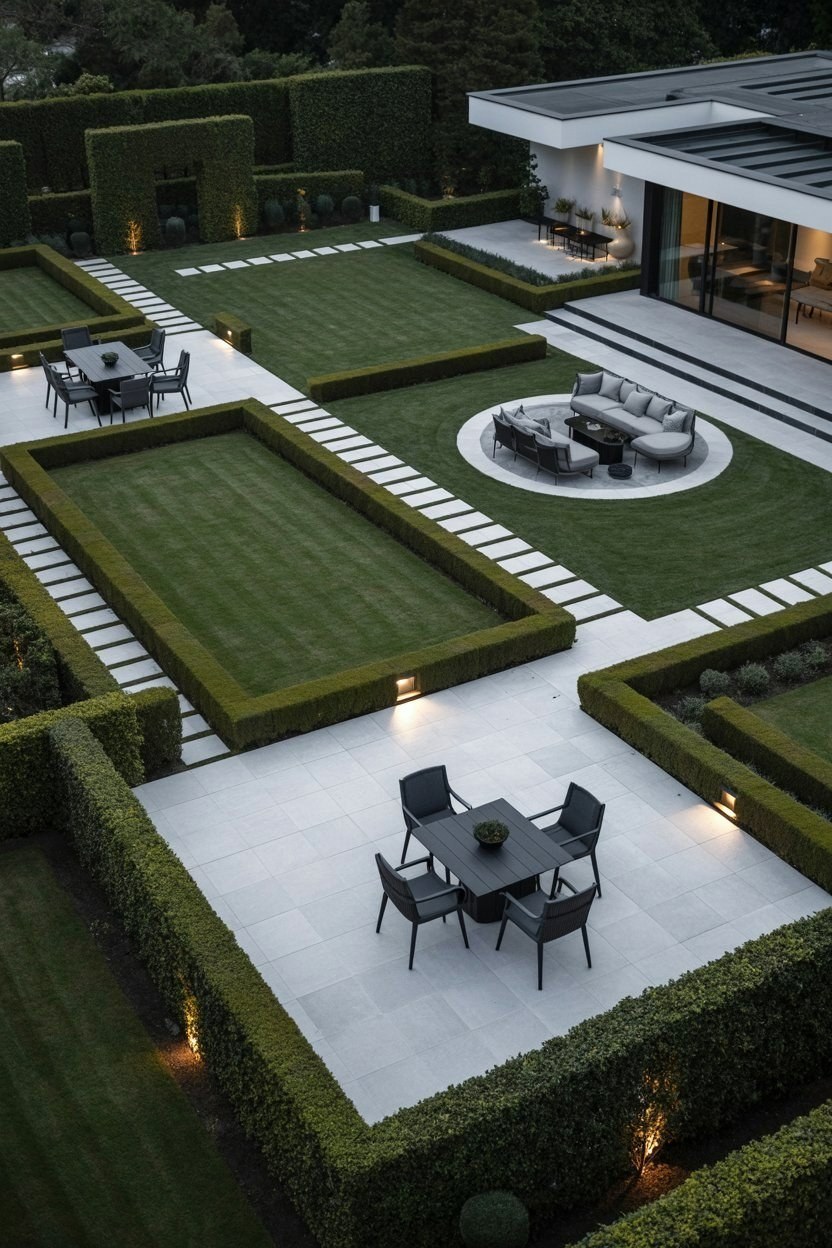 Modern Minimalist Garden Design: Luxury Outdoor Living Spaces