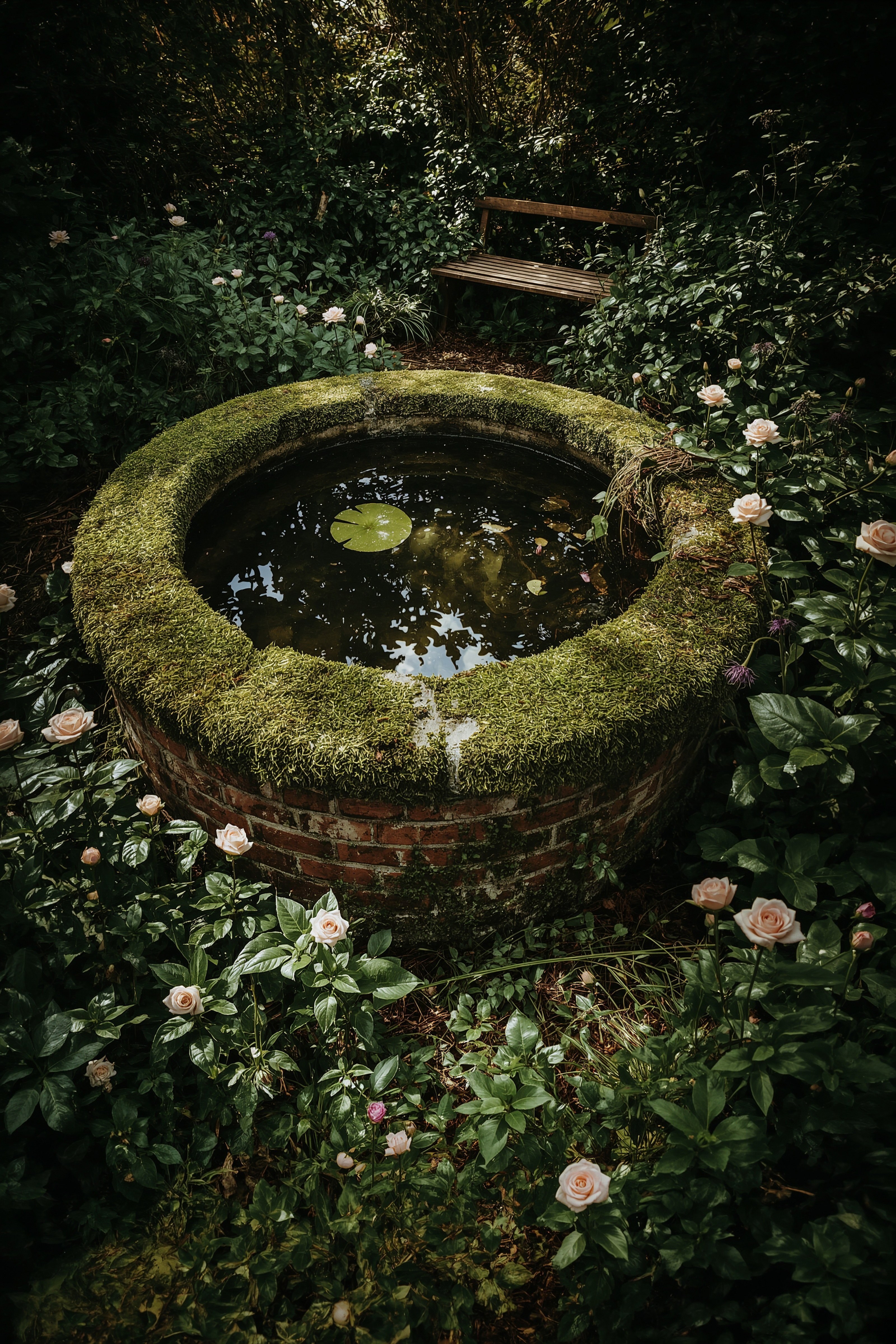 Secret Well Garden Oasis: Cozy Backyard Garden Design Ideas