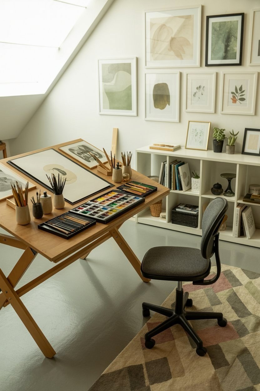 Dreamy Home Art Studio Layouts for Your Creative Sanctuary
