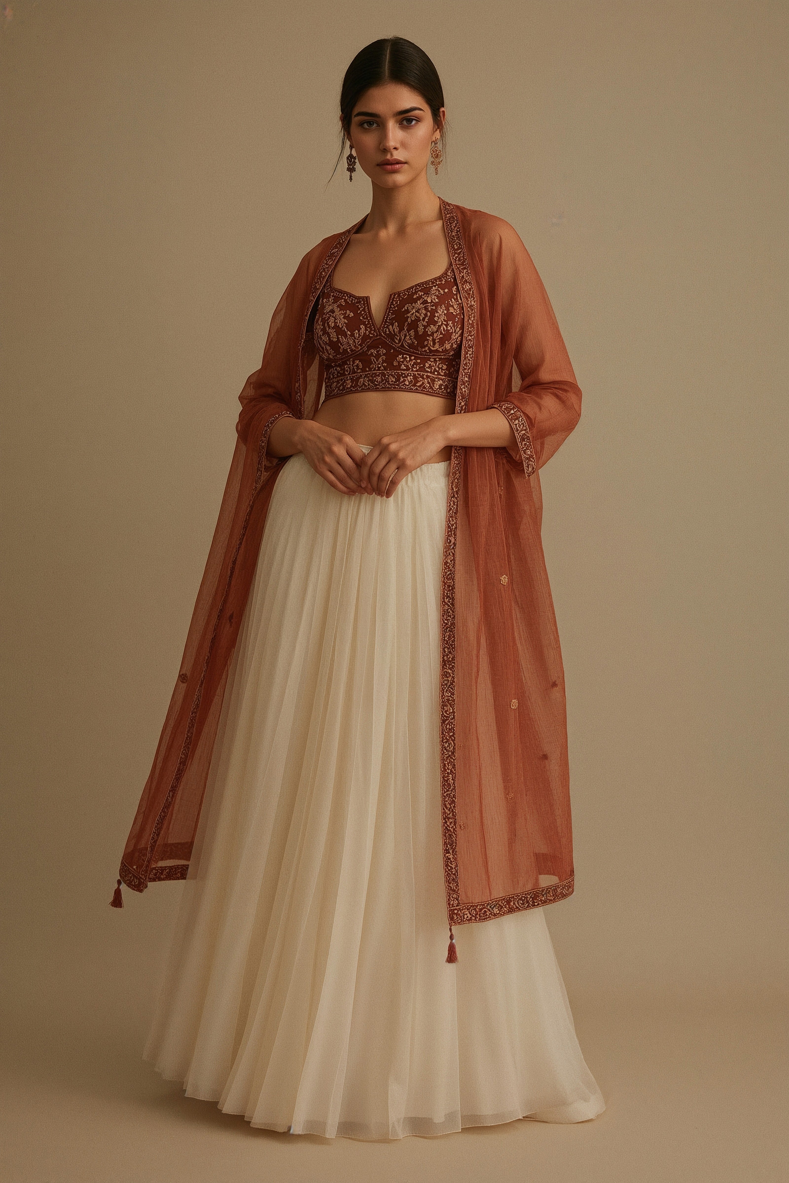 Indo-Western Saree Gown: Fusion Elegance for Modern Indian Weddings