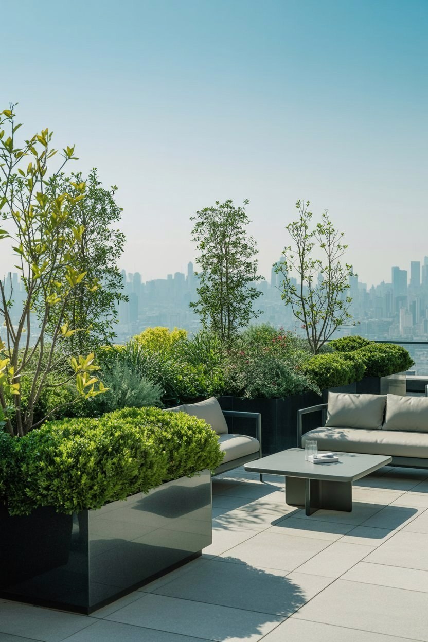 Modern Rooftop Garden Designs: Luxury Urban Outdoor Living