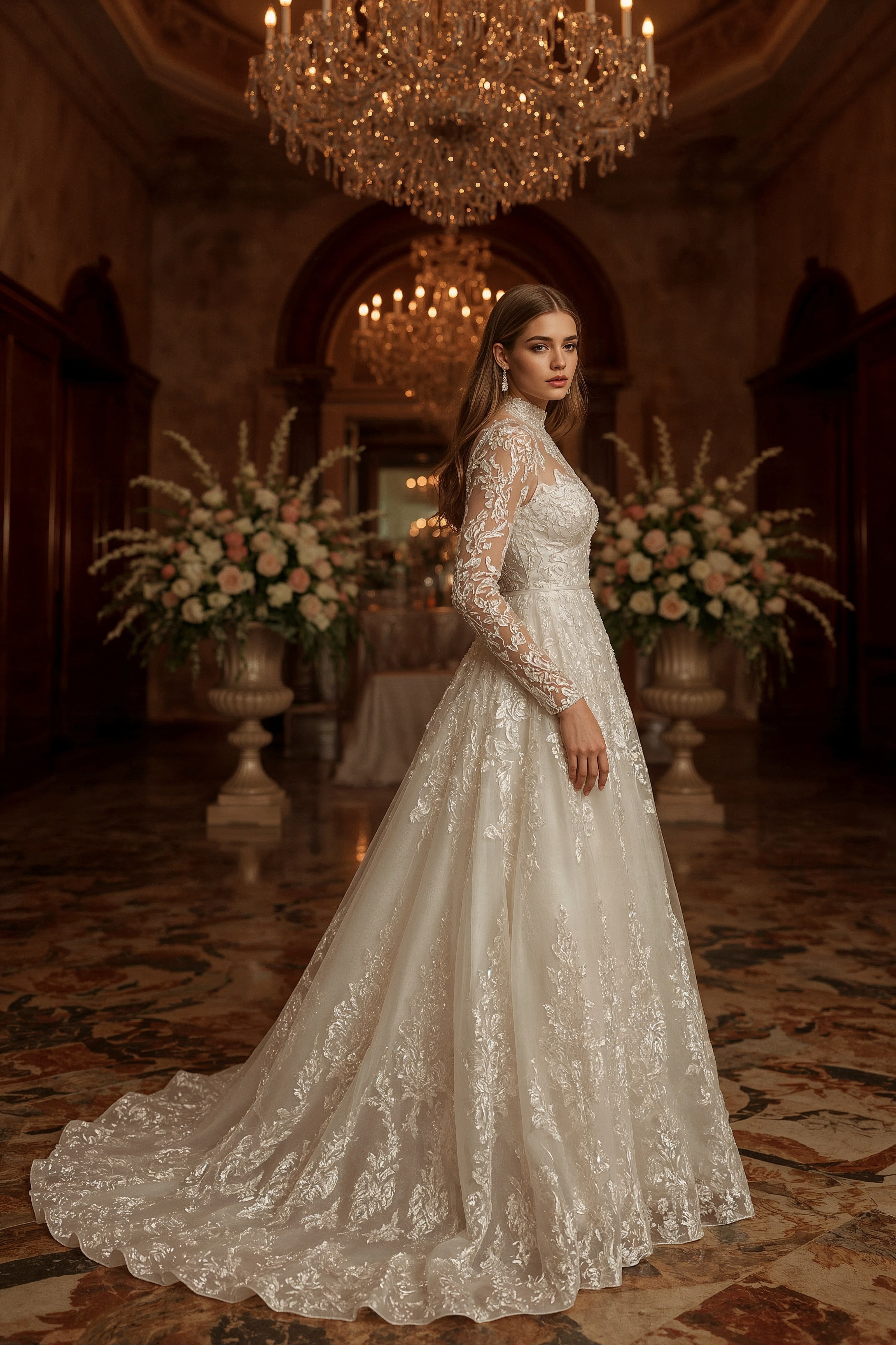 Timeless Elegance: The Perfect Long Sleeve Bridal Gown