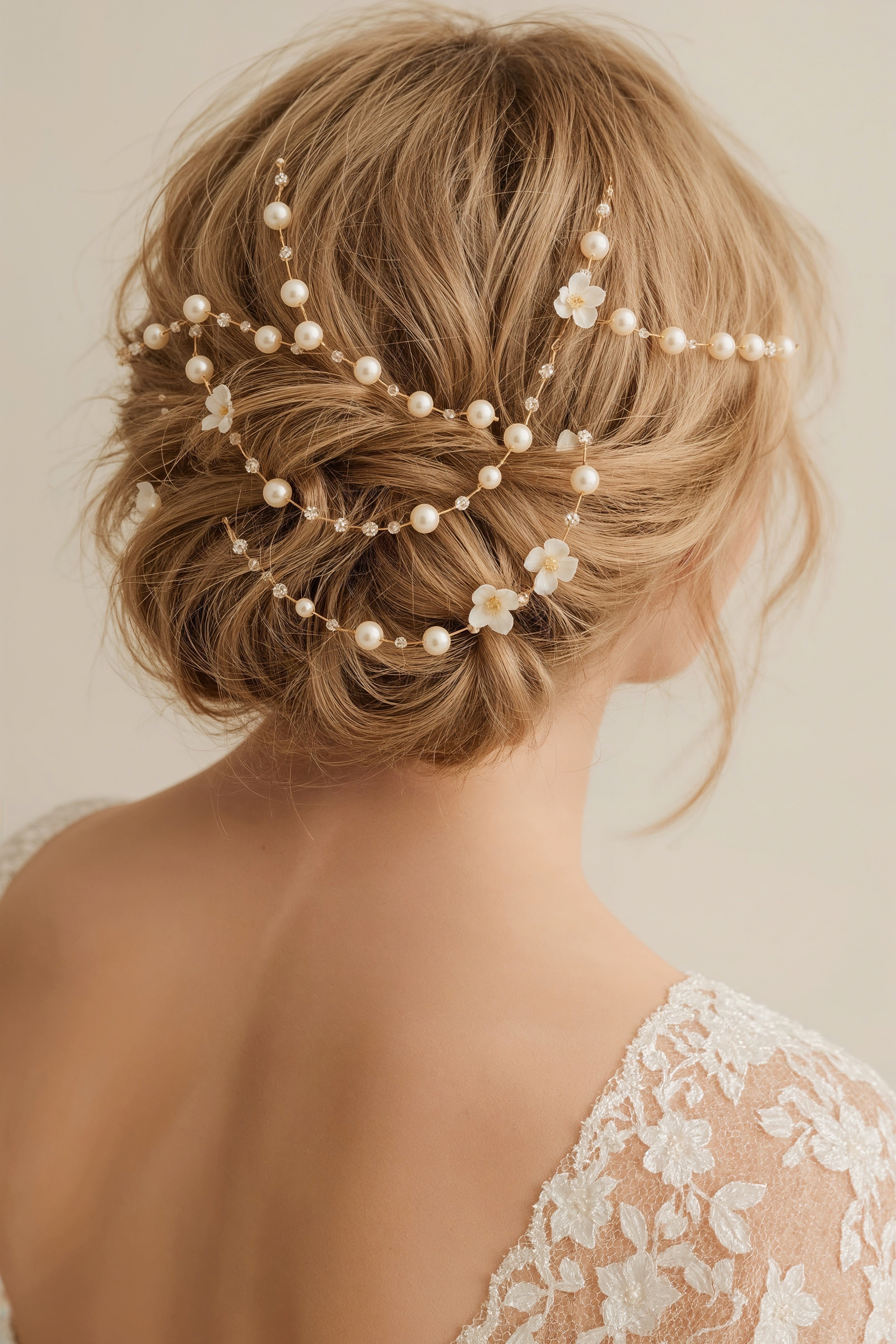 Elegant Bridal Hair: Stunning Head Pieces & Vine Accents