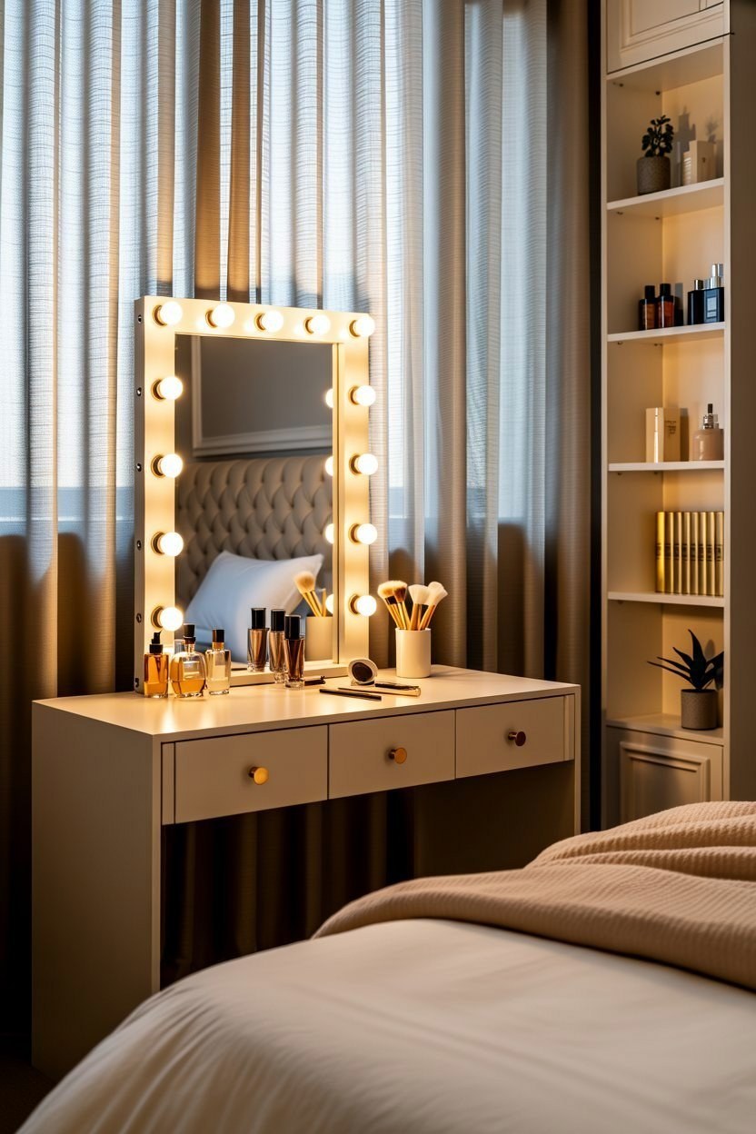 Dreamy Small Room Dressing Table Ideas for Cozy Bedroom Decor