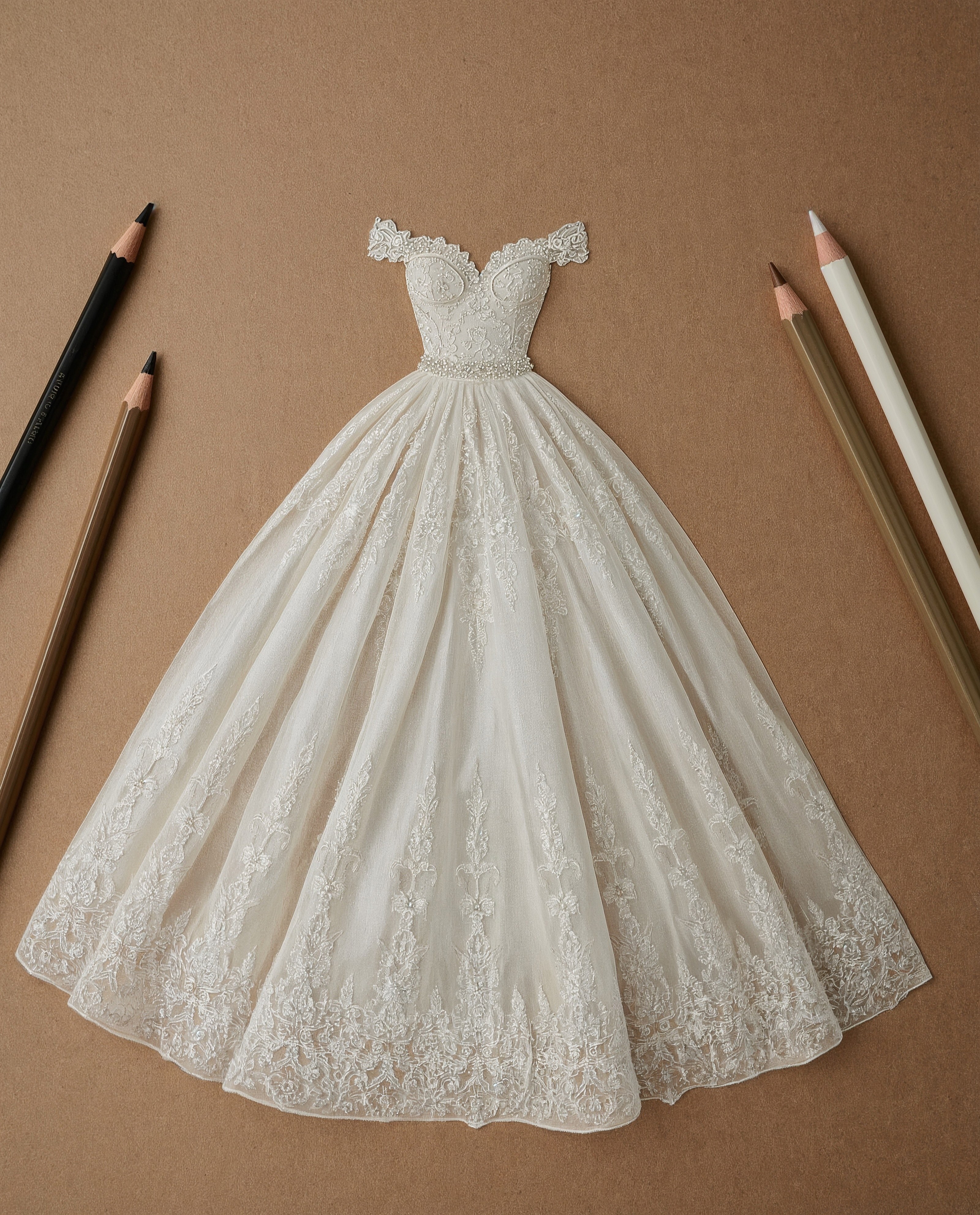 Dreamy Wedding Gown Sketches: Bridal Dress Design Inspiration