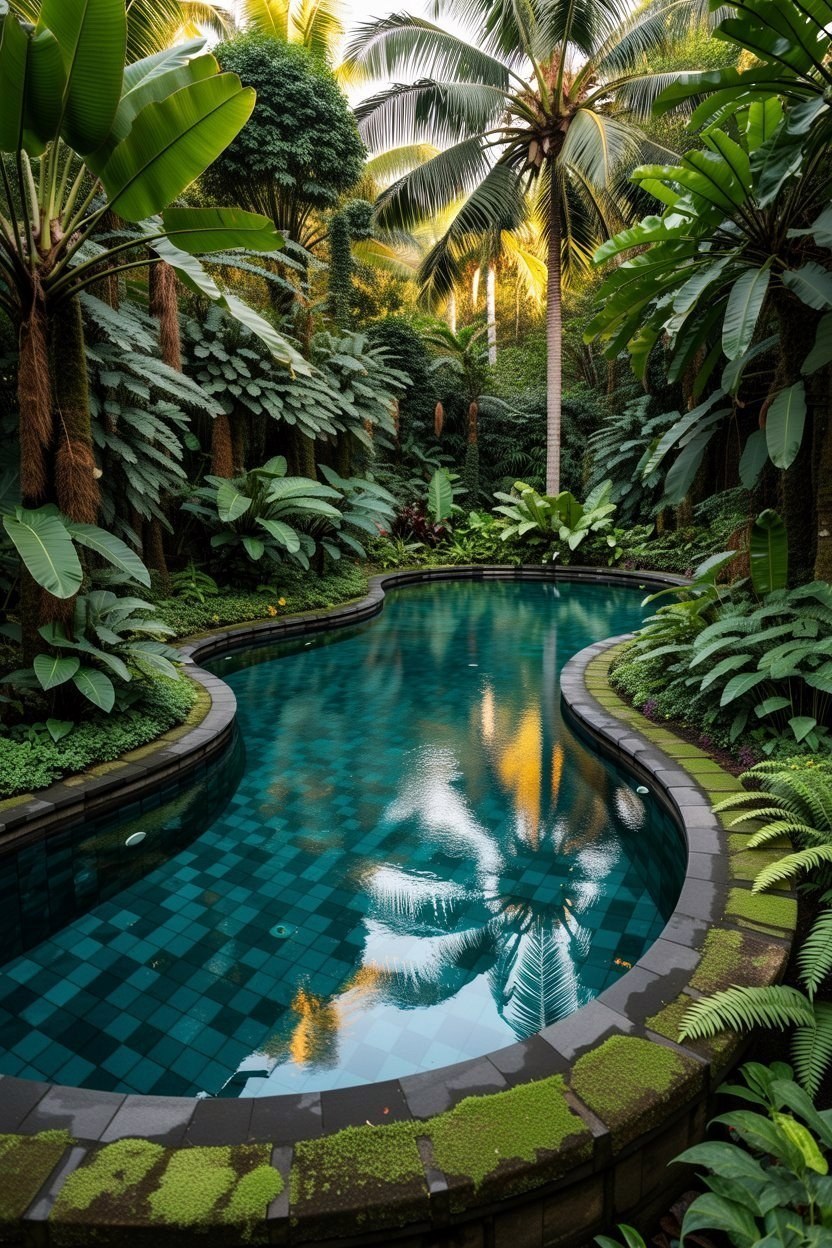 Balinese Tropical Pool Oasis: Your Dream Backyard Garden Escape