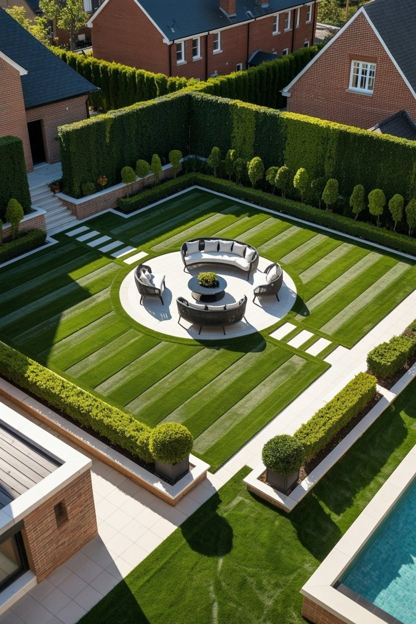 Dream Backyard Oasis: Modern Landscaping for Luxury Villas