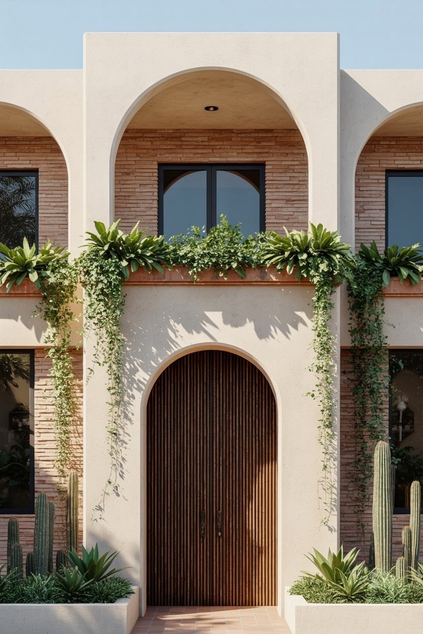 Modern Mexican Arched House Design Ideas for 2024