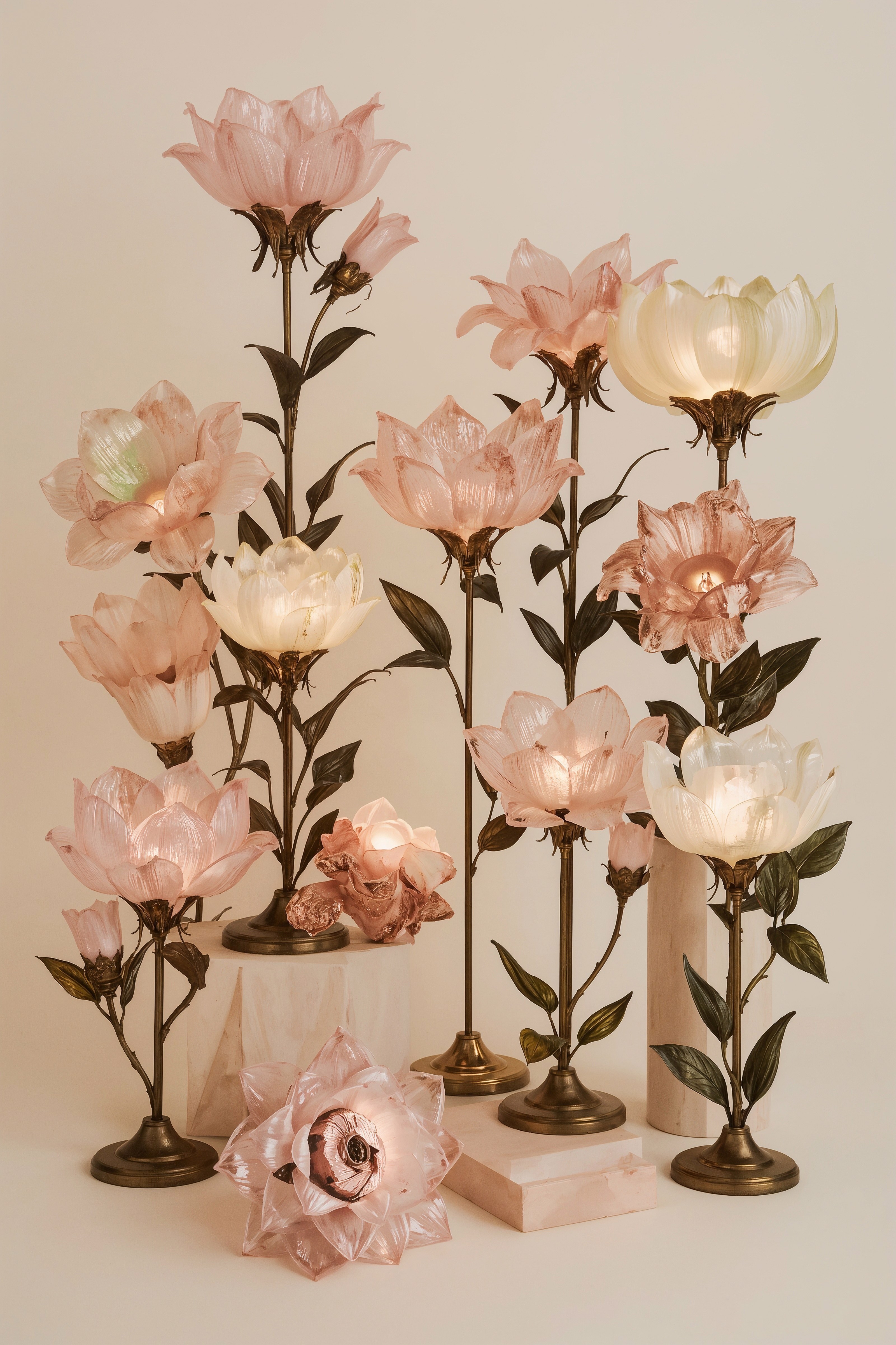 Enchanting Floral Lamps: Whimsical Home Decor & Minimalist Design