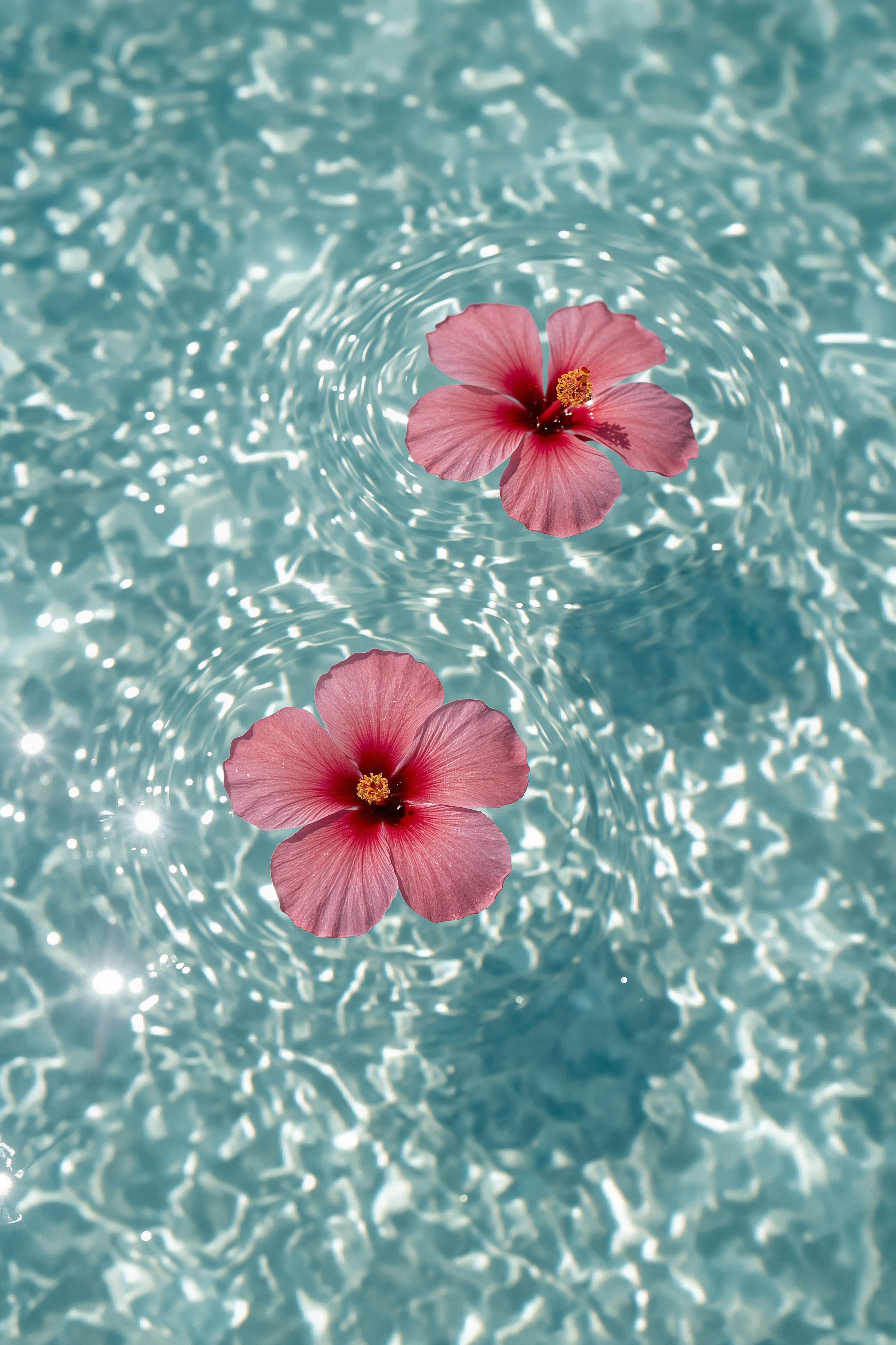 Serene Tropical iPhone Wallpapers: Pink Plumeria Bliss