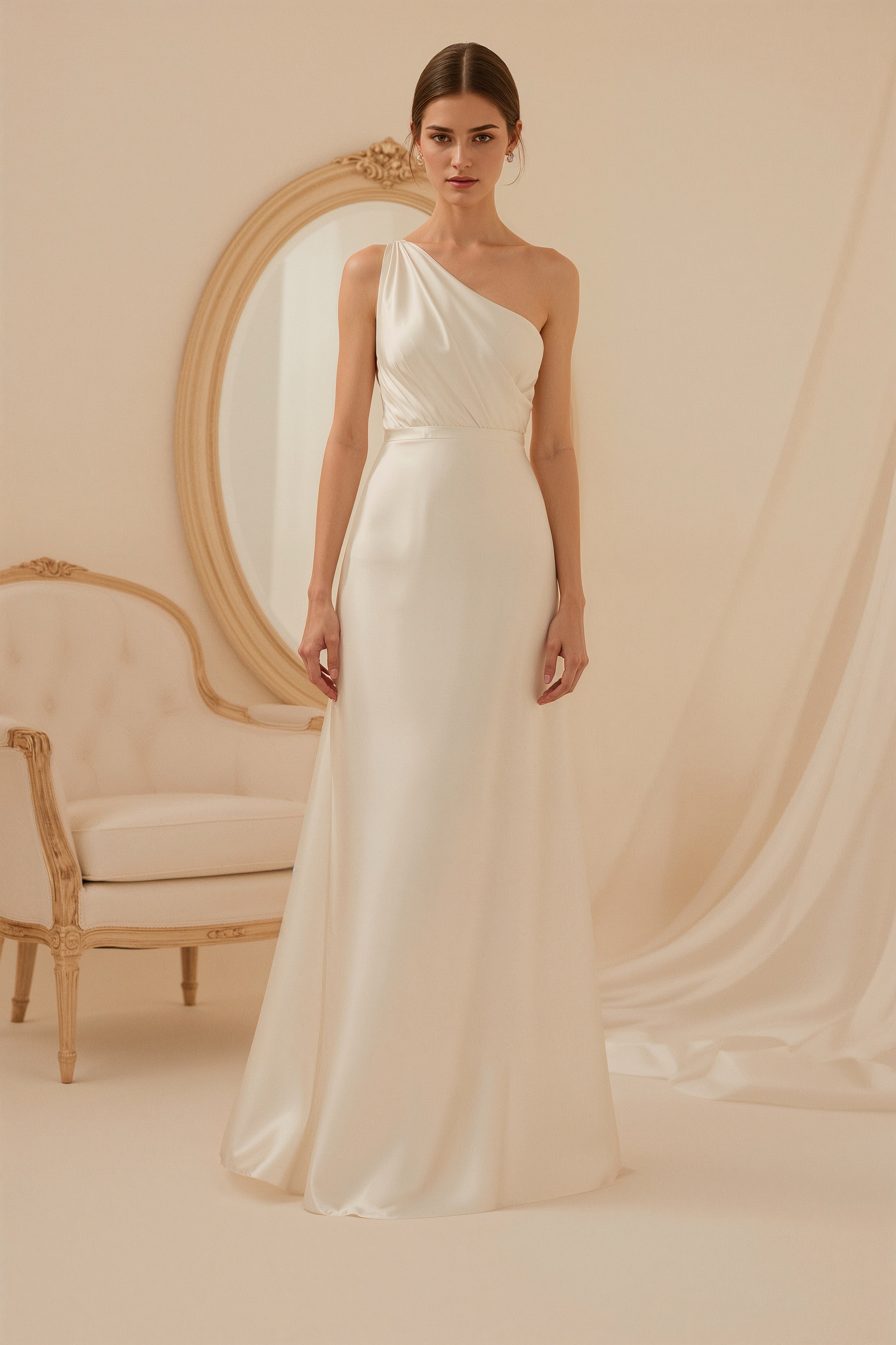Satin A-Line Wedding Dress: Timeless Elegance for Modern Brides