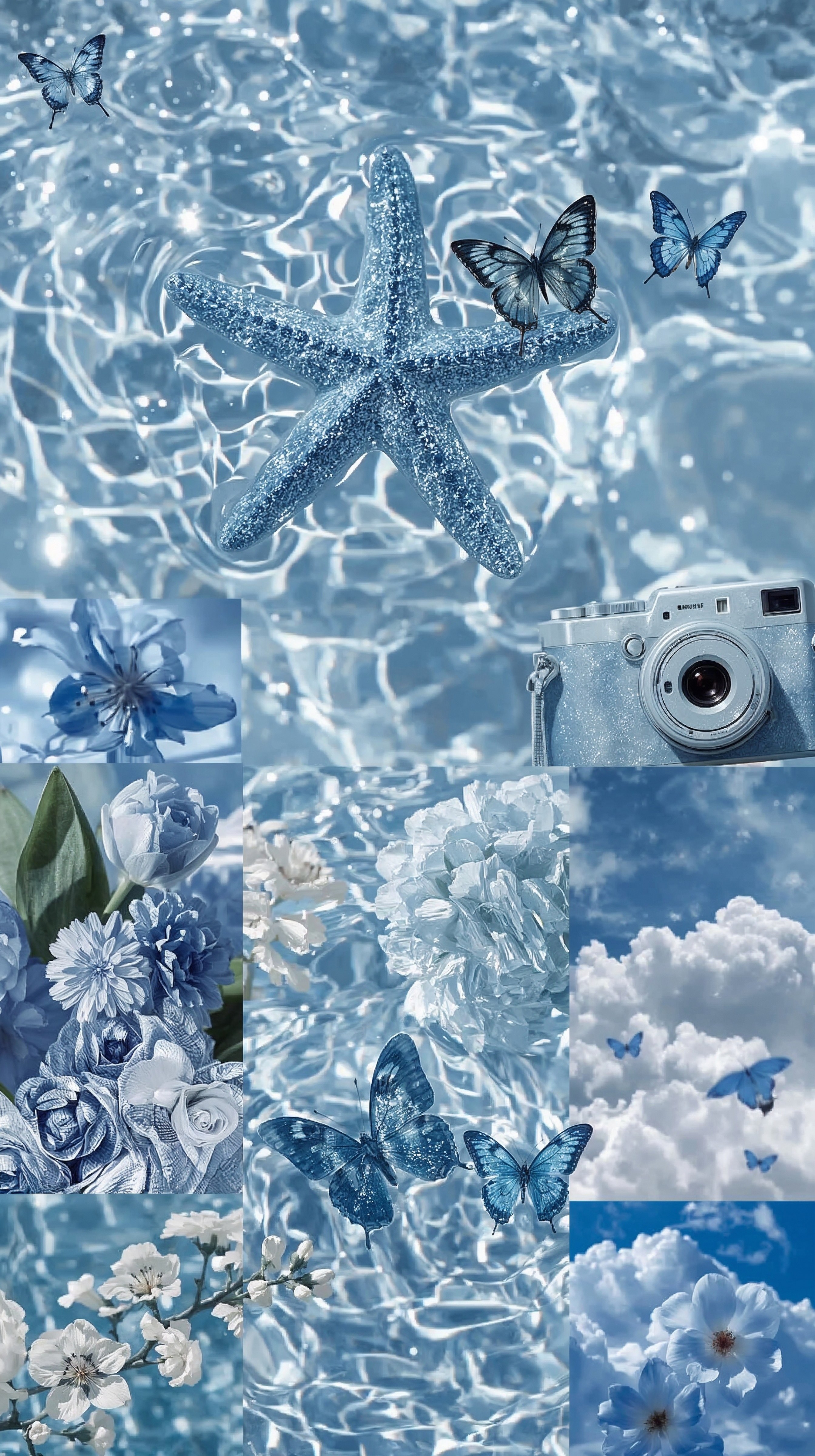 Dreamy Blue Aesthetic iPhone Wallpapers for a Serene Vibe