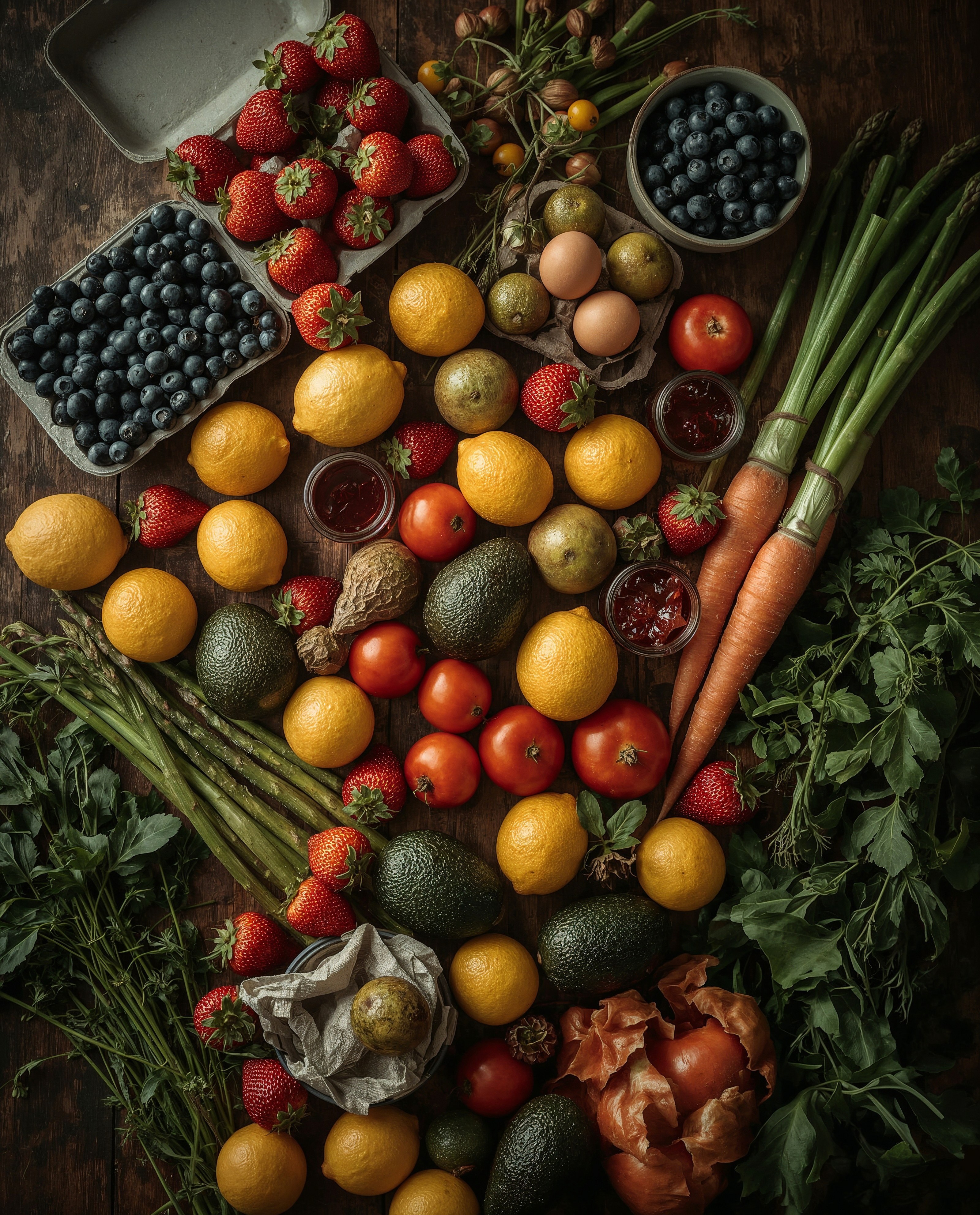 Vibrant Harvest Display: Kitchen & Dining Decor Ideas