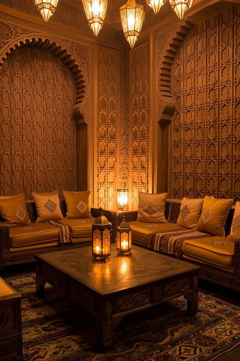 Warm Moroccan Living Room Decor Ideas for an Inviting Oasis