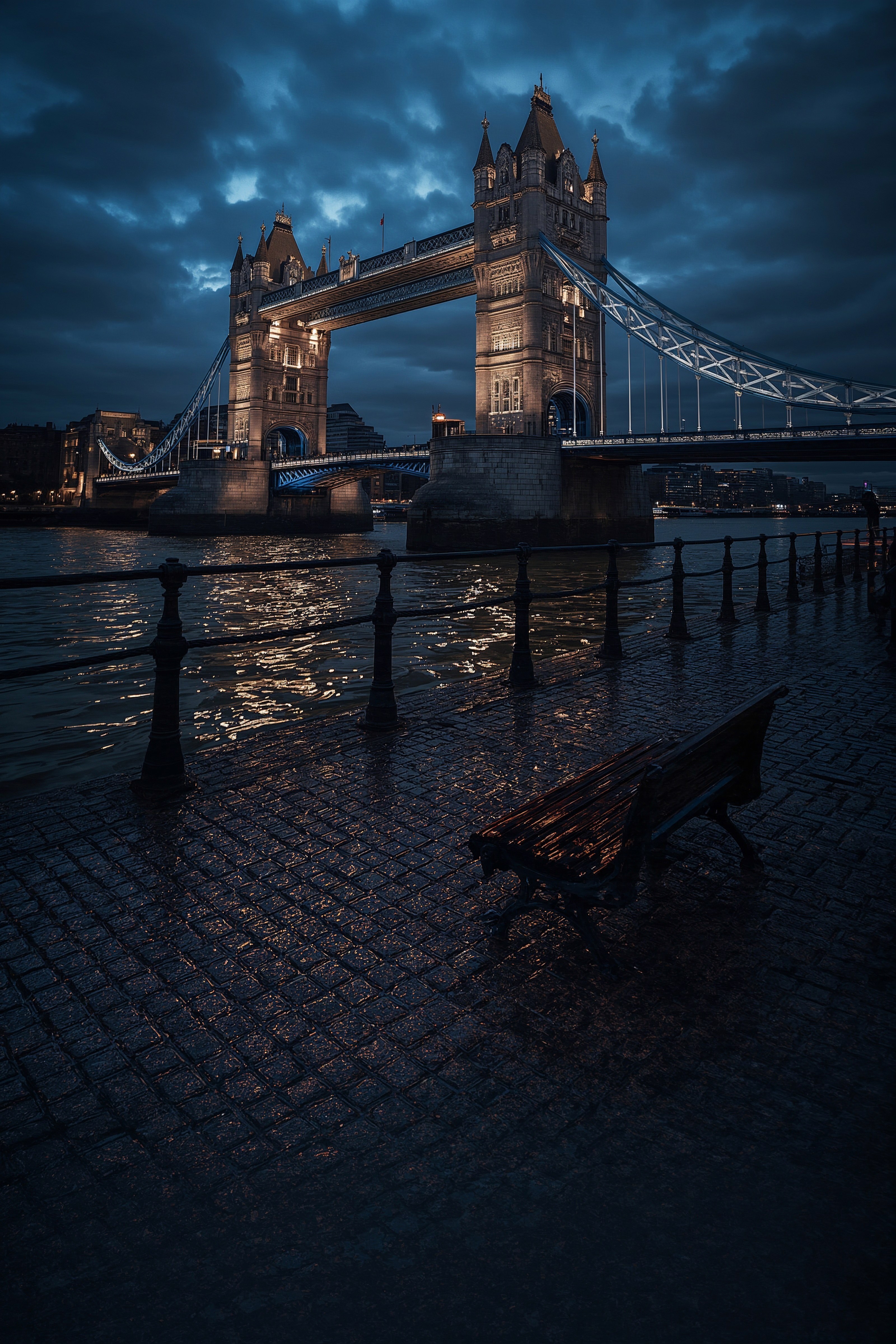 Magical Nightscapes: Tower Bridge London at Twilight