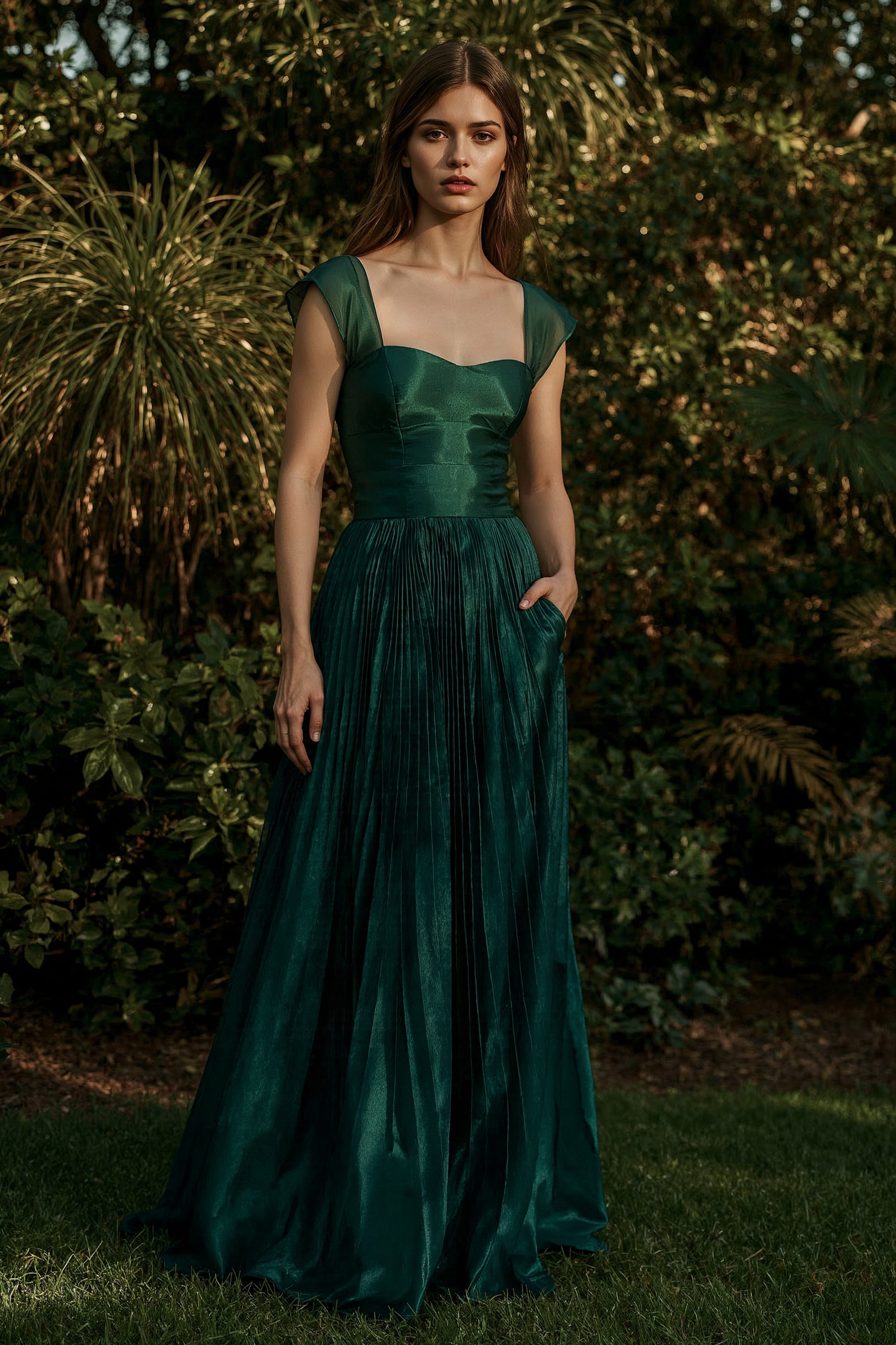 Stunning Emerald Green Gowns: The Ultimate Reception Attire