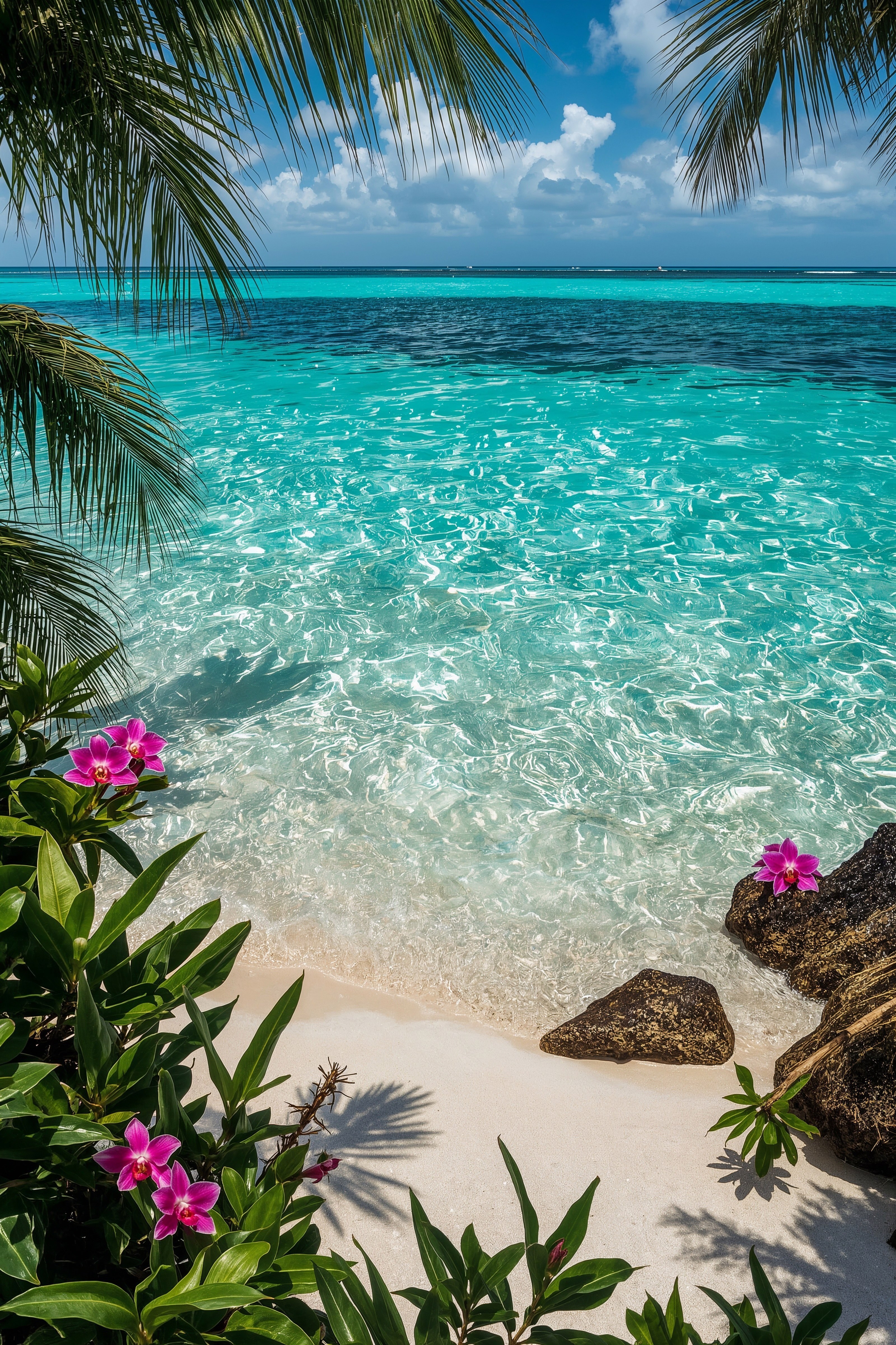 Tropical Beach Bliss: Your Ultimate iPhone Wallpaper Paradise