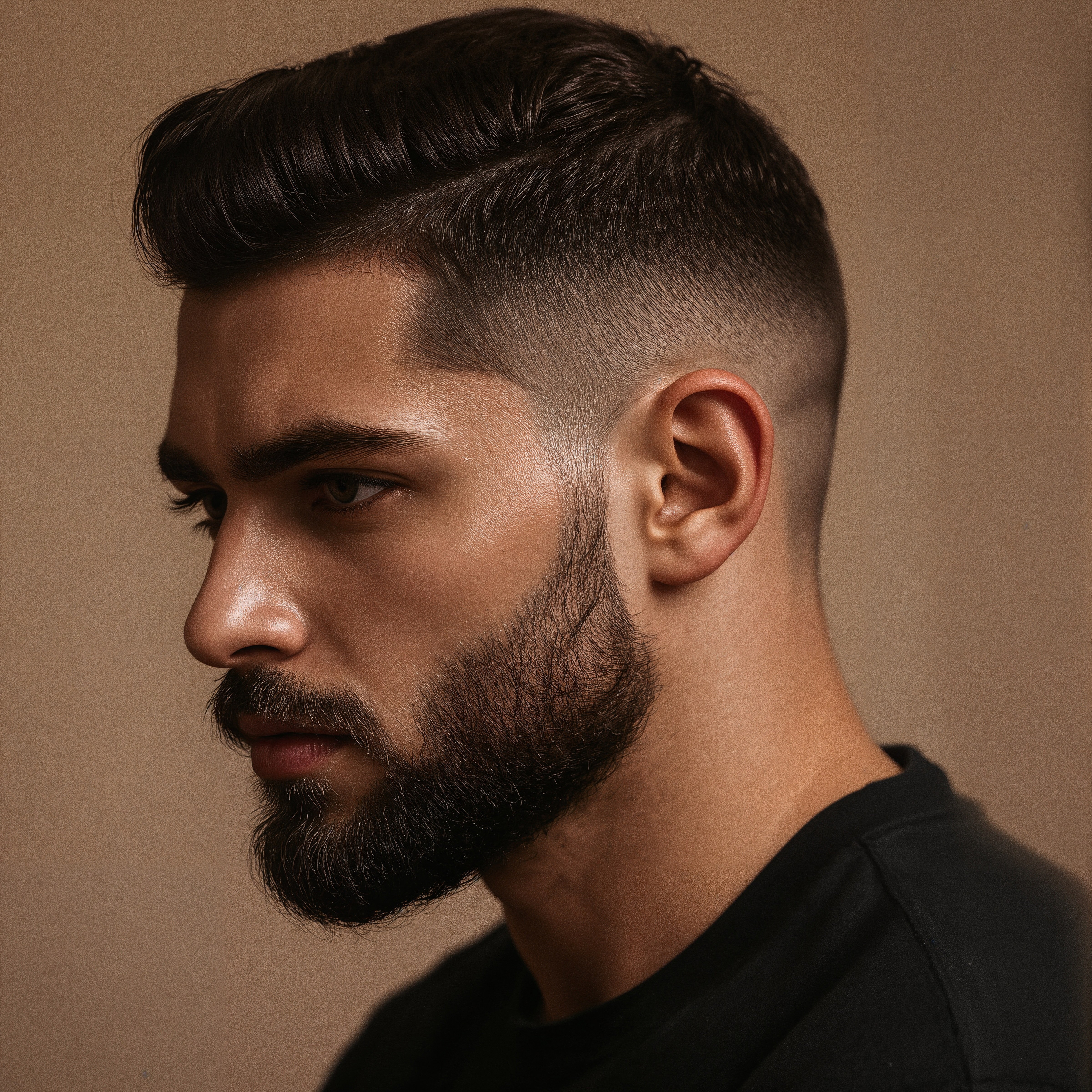Sharp & Suave: Master the Taper Fade with Beard Style